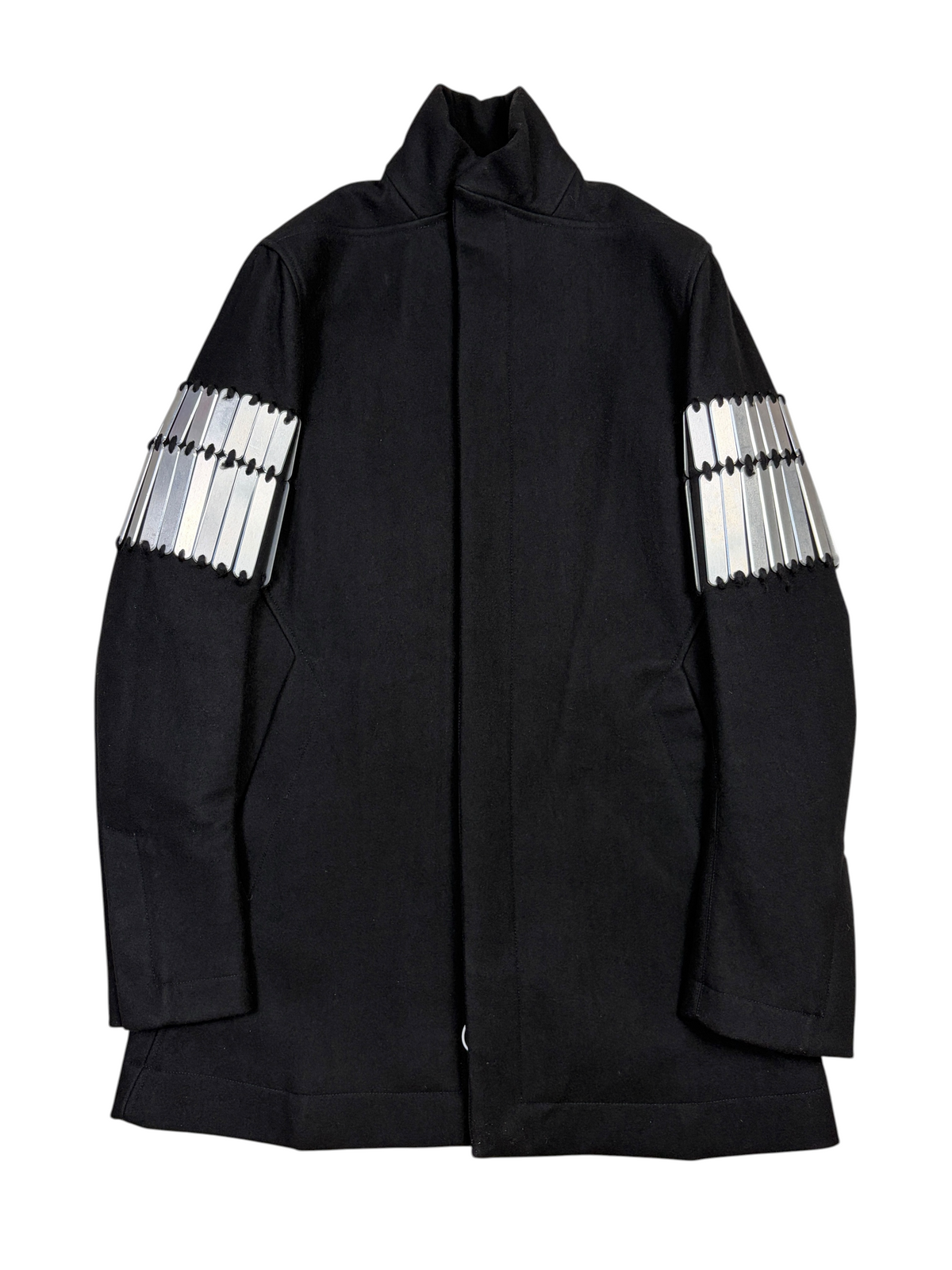 RICK OWENS FW11 "LIMO" METAL PLATE WOOL COAT