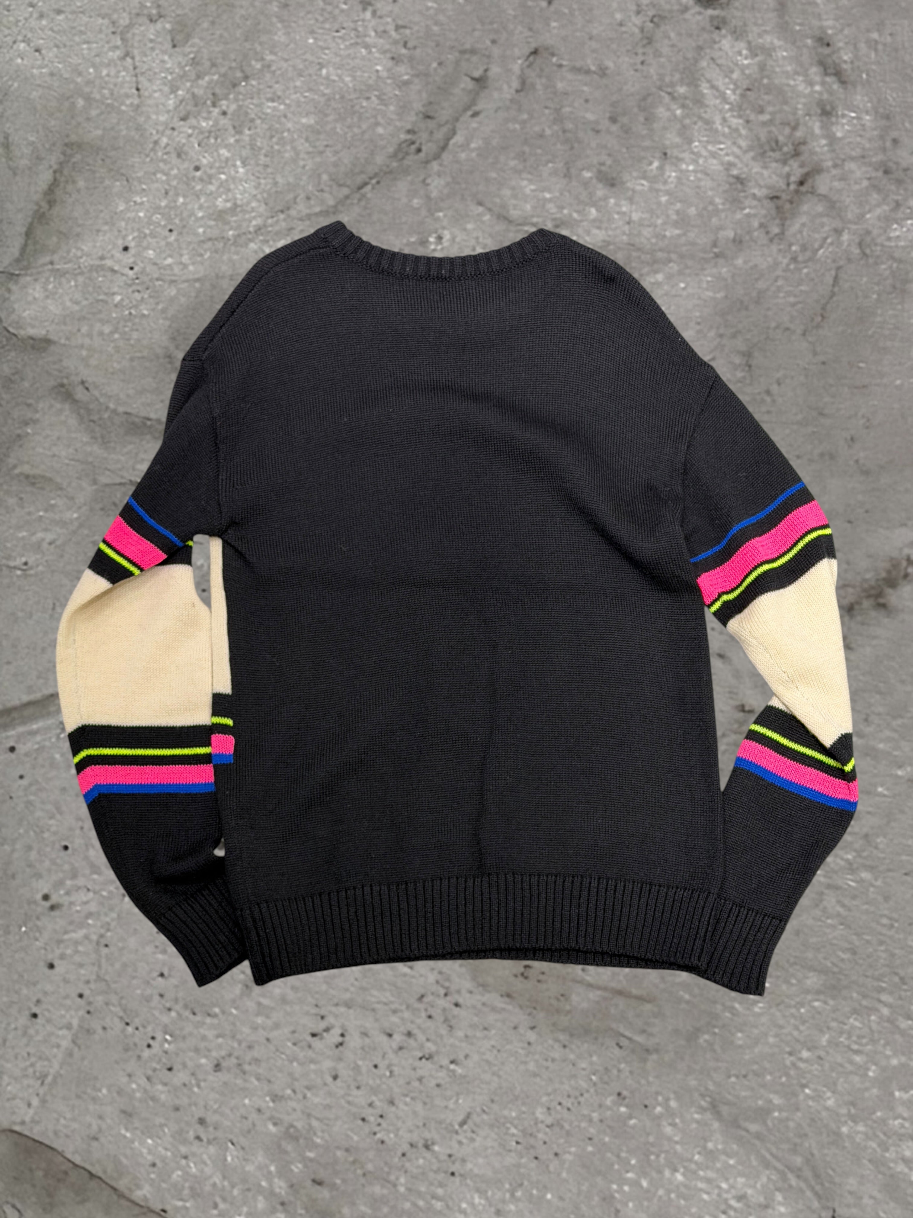 SAINT LAURENT SS16 T-REX INTARSIA SWEATER