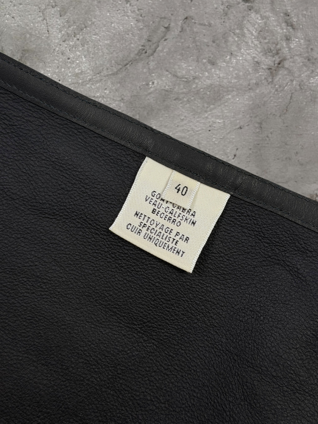 HERMES PONYHAIR LEATHER VEST