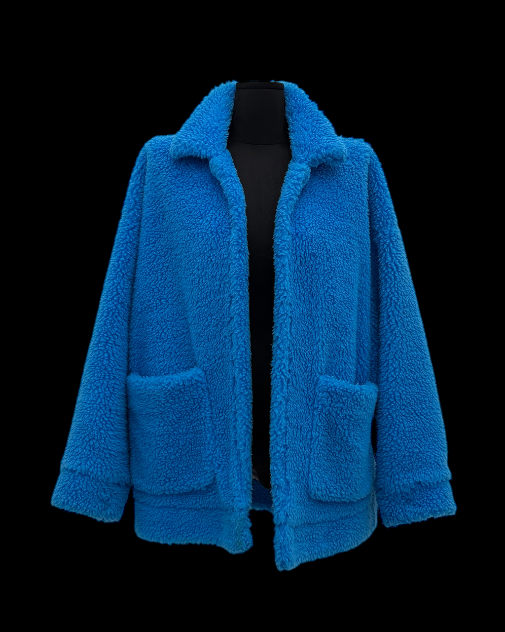 DOUBLET FW21 HAND PAINTED RECYCLE FUR JACKET