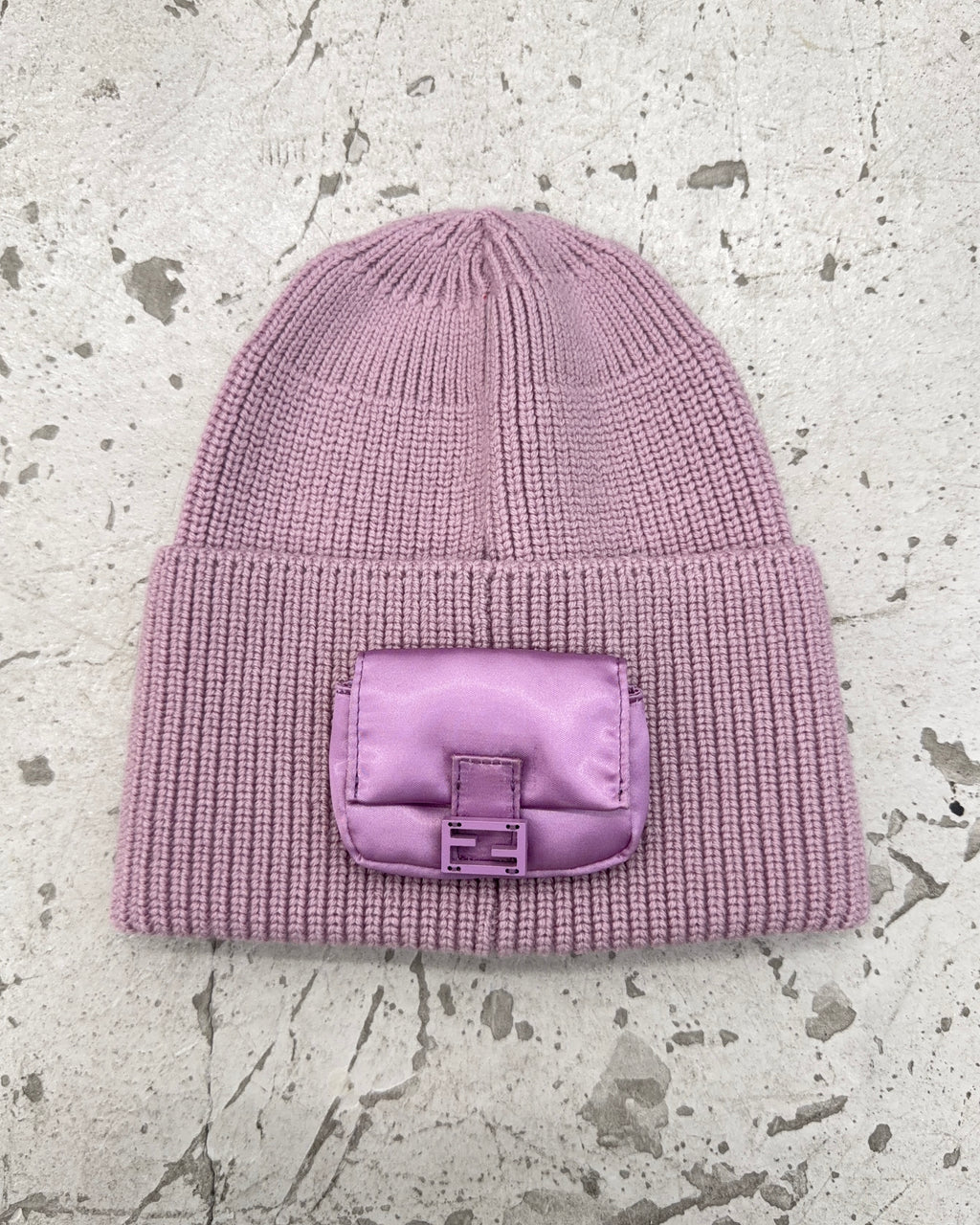 FENDI BAGUETTE KNITTED BEANIE