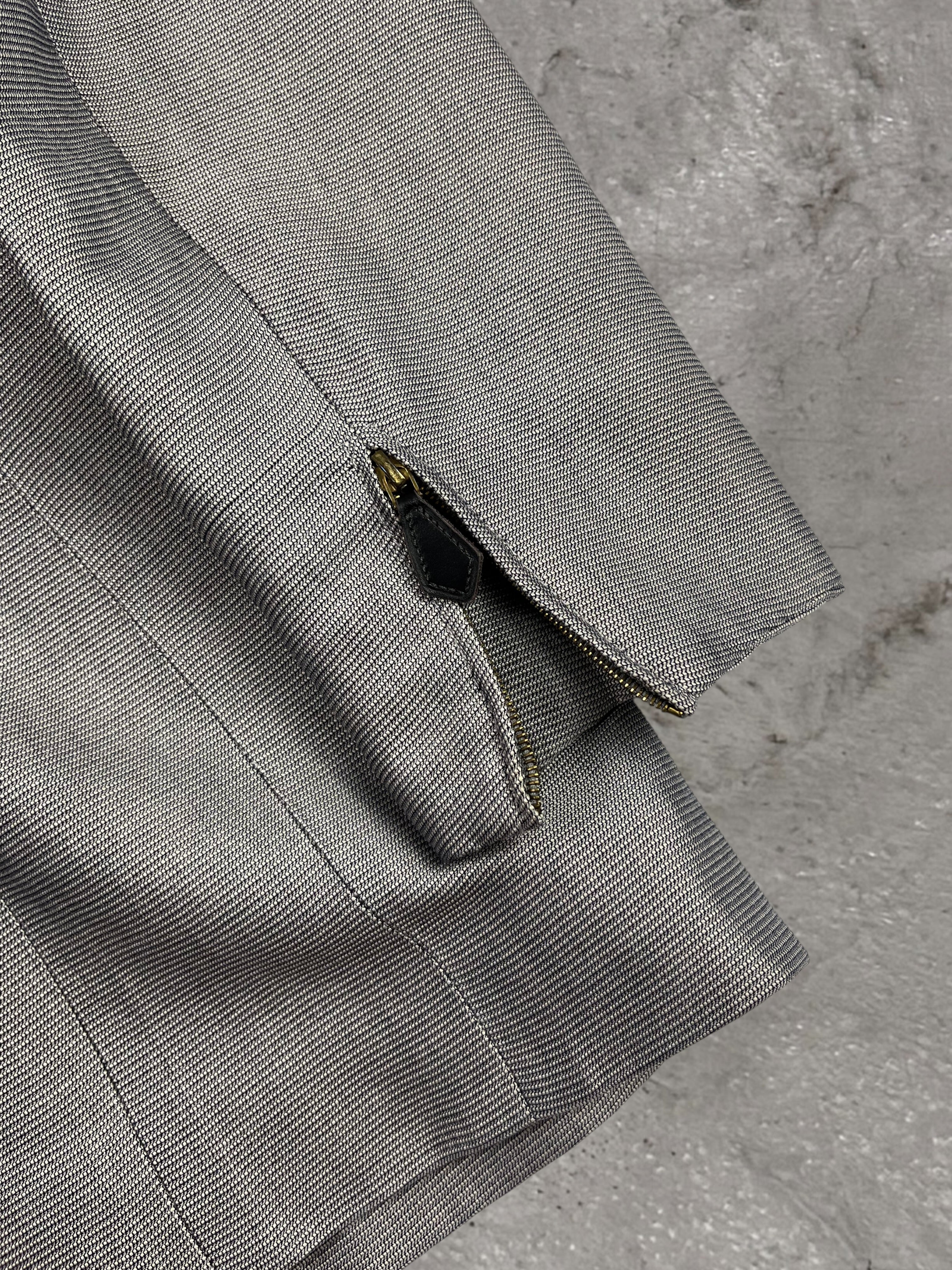 HERMES 80'S SILK BLAZER