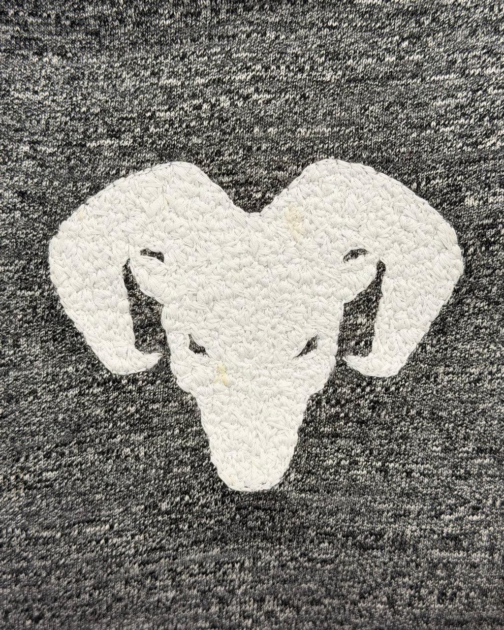 MAISON MARGIELA SS22 DISTRESSED MOCK NECK LONG SLEEVE