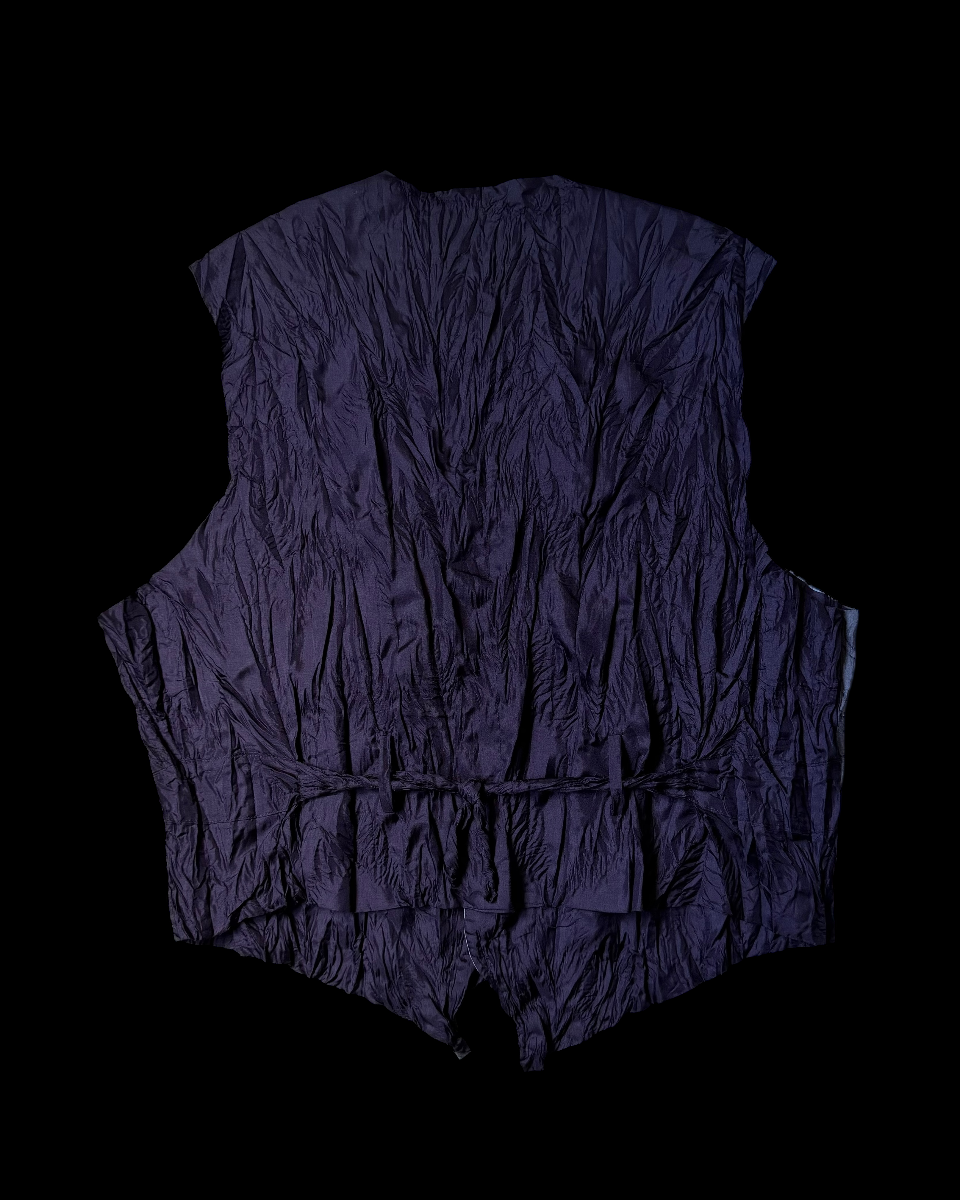 ISSEY MIYAKE WRINKLED VEST