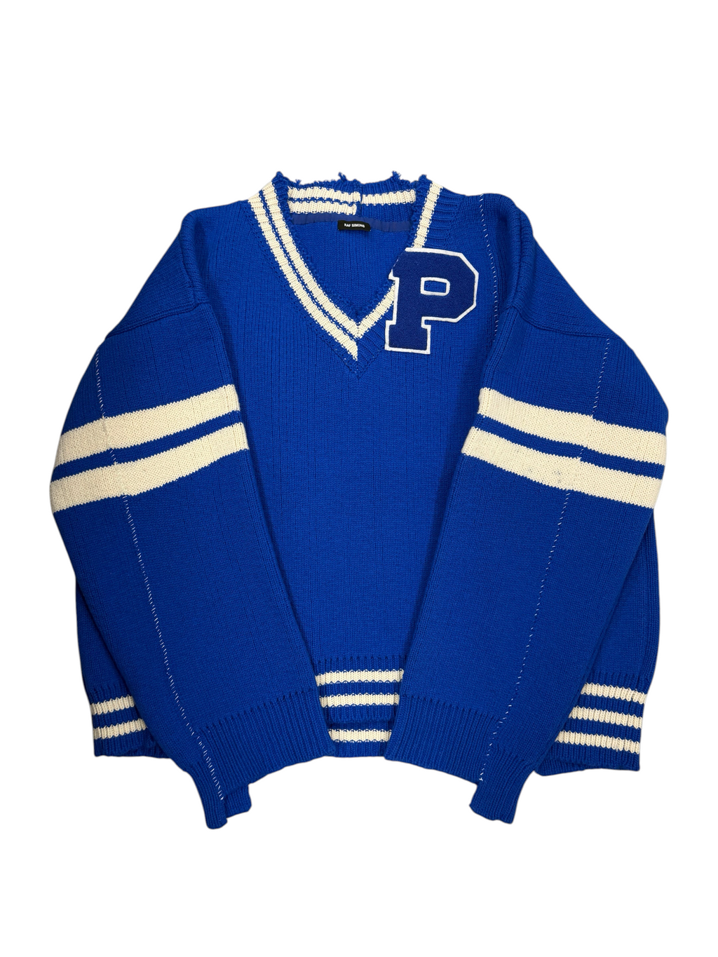 RAF SIMONS AW16 OVERSIZED VARSITY SWEATER