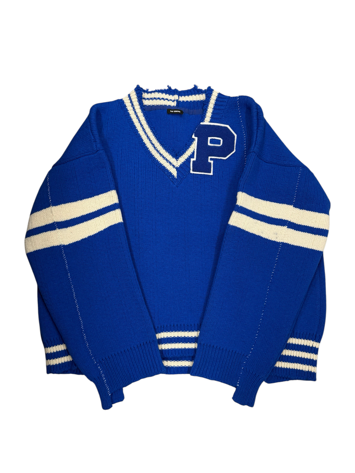 RAF SIMONS AW16 OVERSIZED VARSITY SWEATER