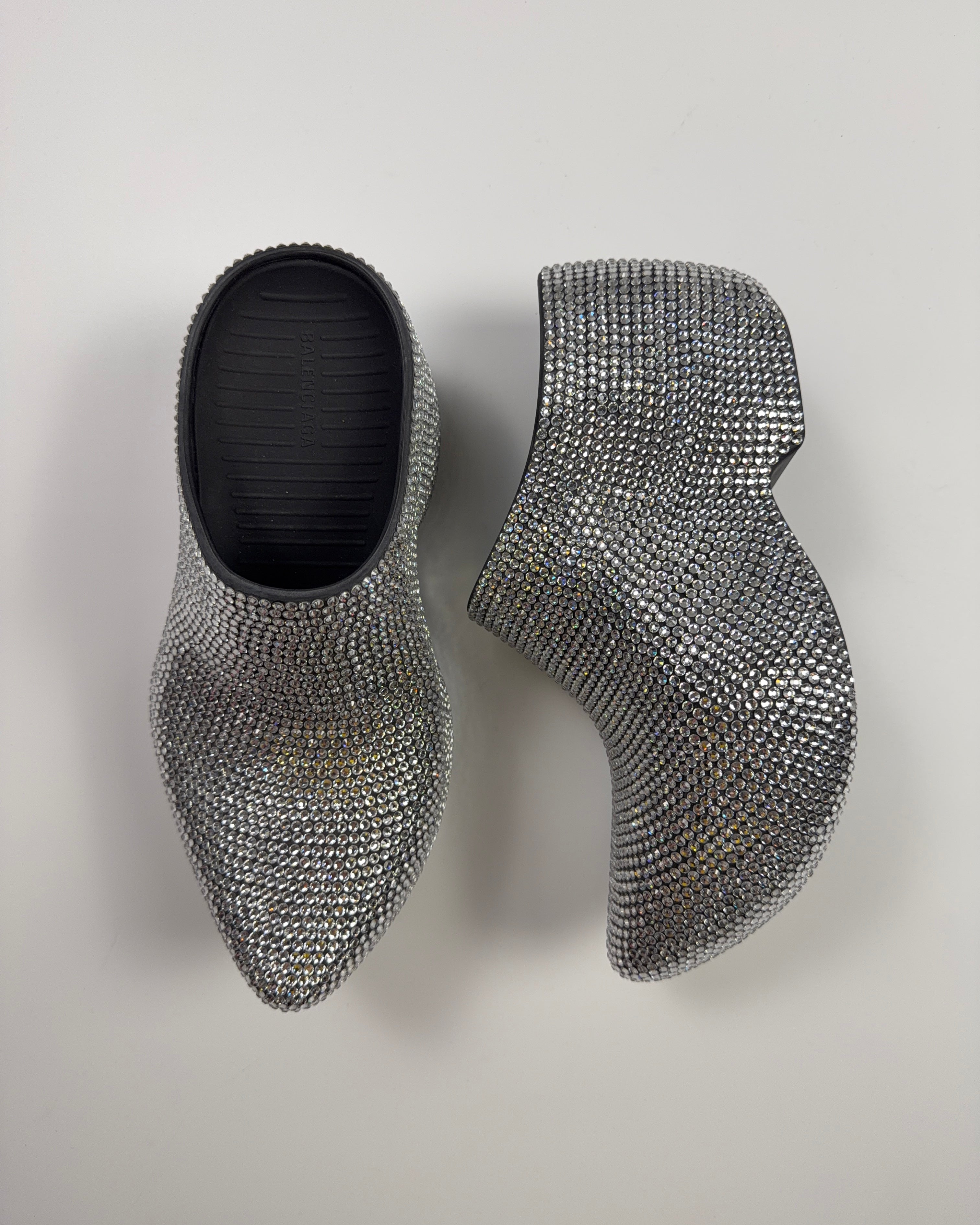 BALENCIAGA CRYSTAL TECHNO CLOGS