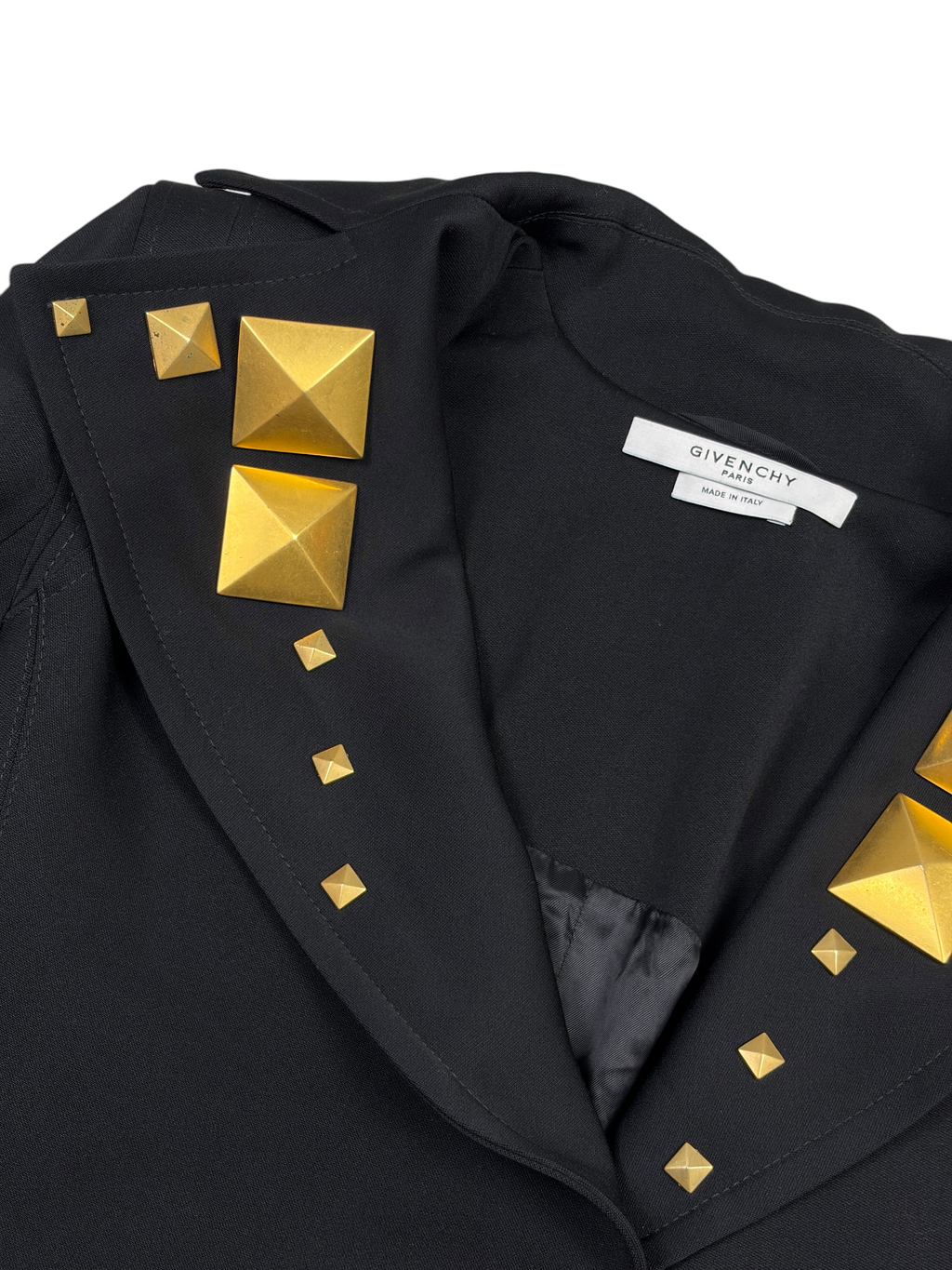 GIVENCHY FW07 GOLD STUDDED BLAZER