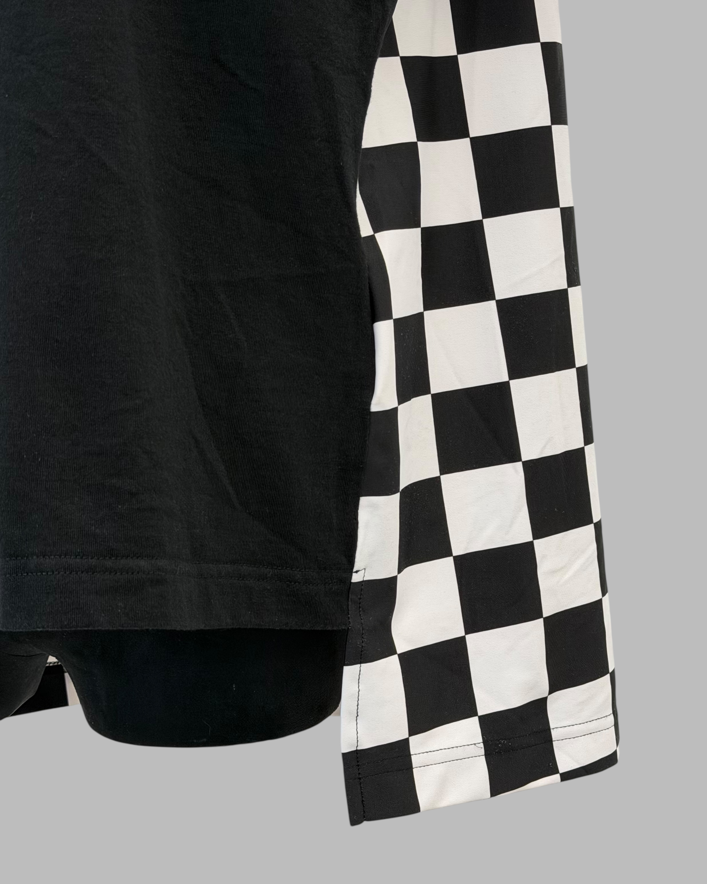 COMME DES GARCONS FW21 PATCH CHECKERED T-SHIRT