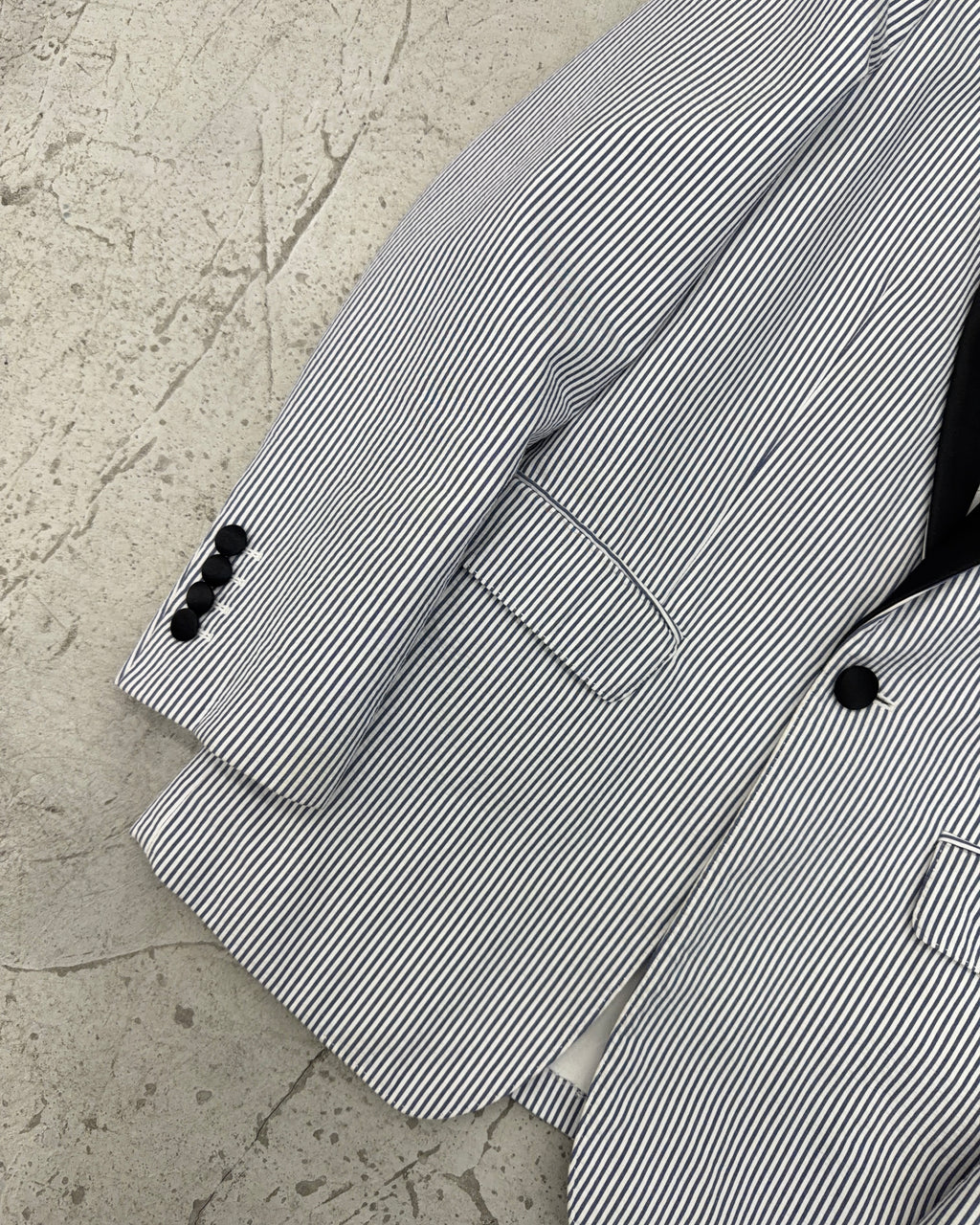 CELINE SS20 STRIPED CLASSIC JACKET