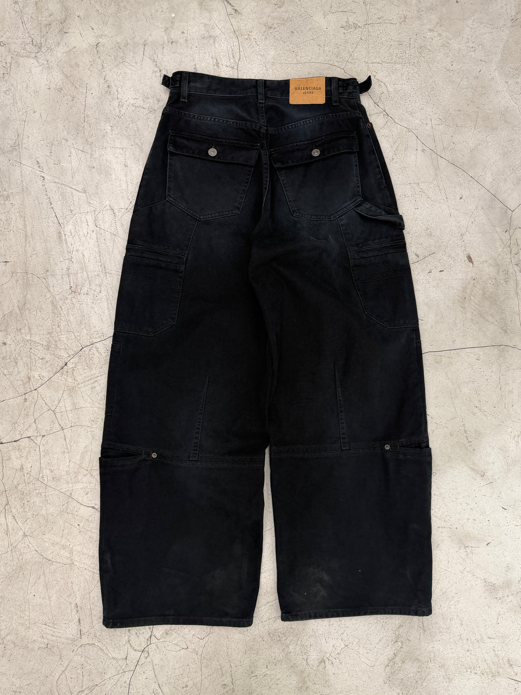BALENCIAGA WINTER 23 BAGGY CARPENTER DENIM JEANS
