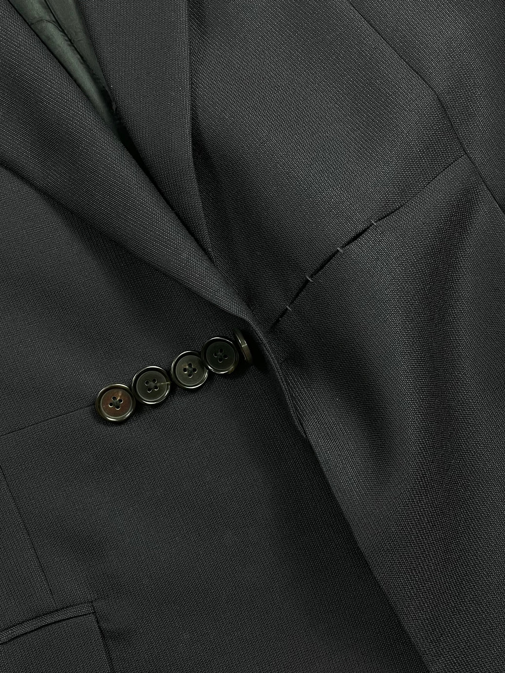 RAF SIMONS SS15 MULTIPLE BUTTON SLEEVELESS JACKET