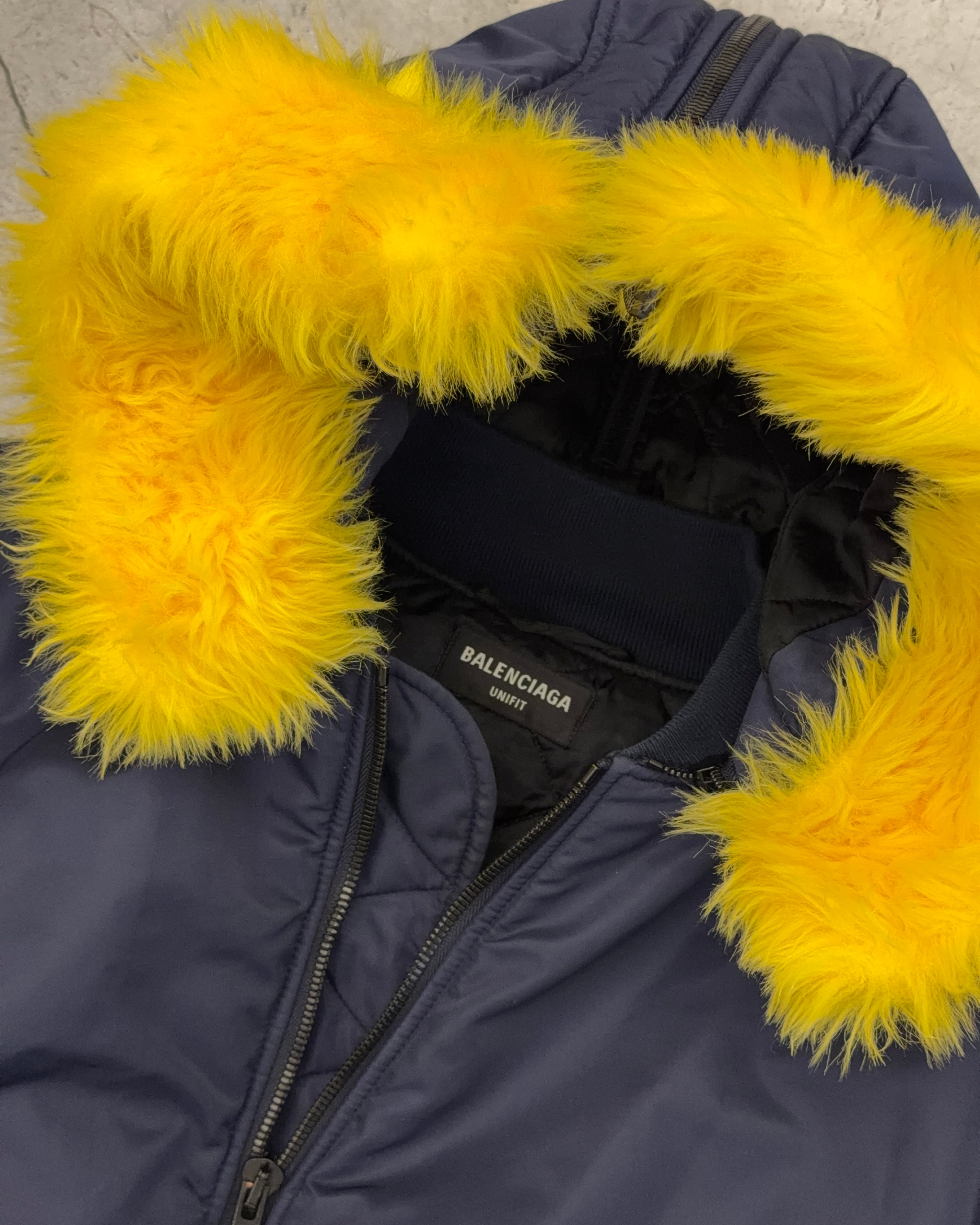 BALENCIAGA FW21 FUR BOMBER JACKET