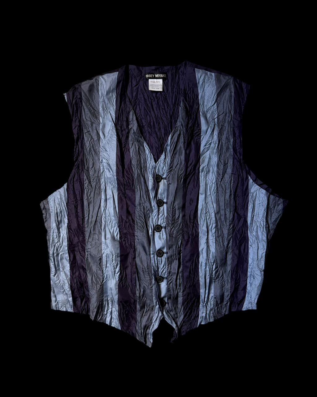 ISSEY MIYAKE WRINKLED VEST