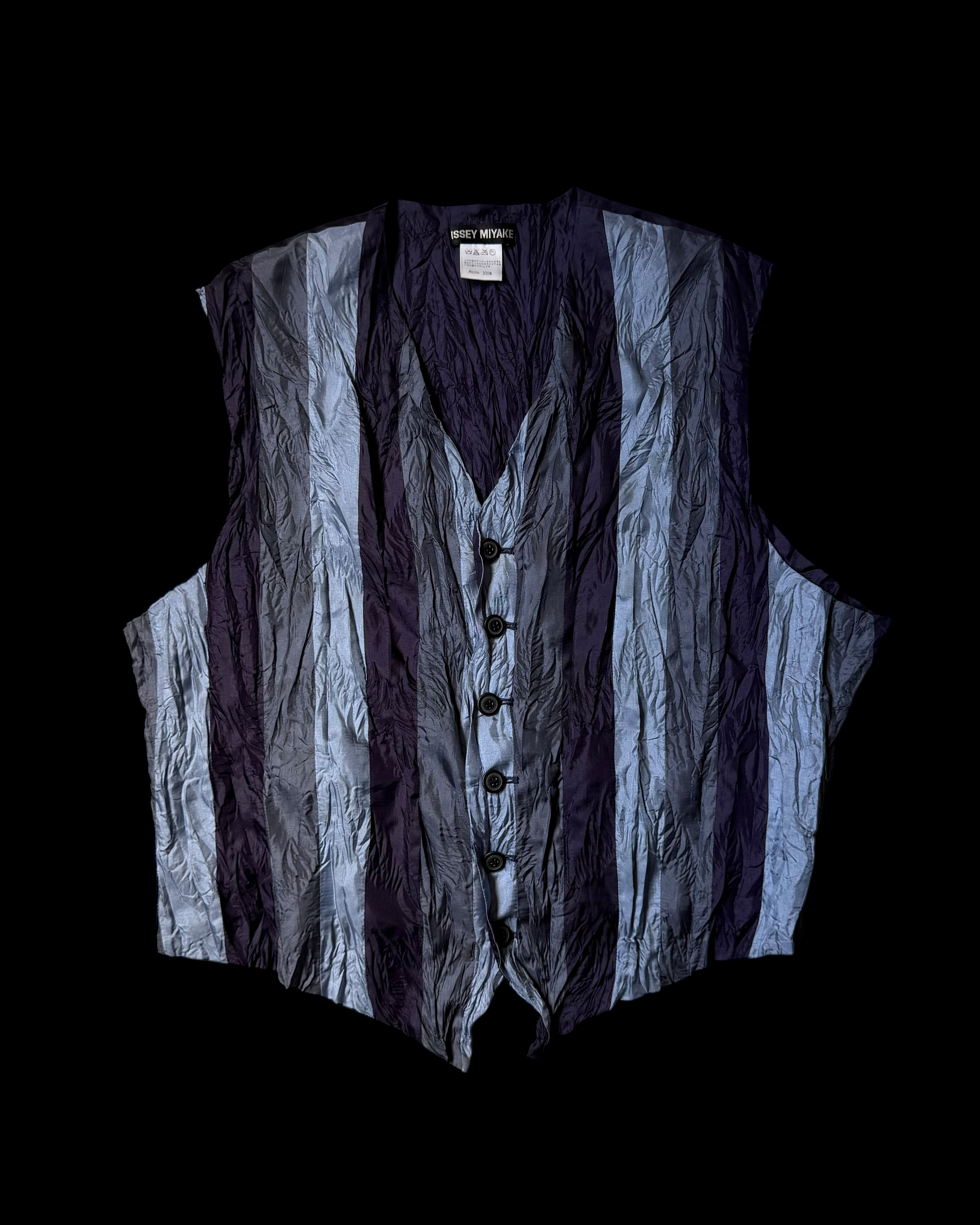 ISSEY MIYAKE WRINKLED VEST