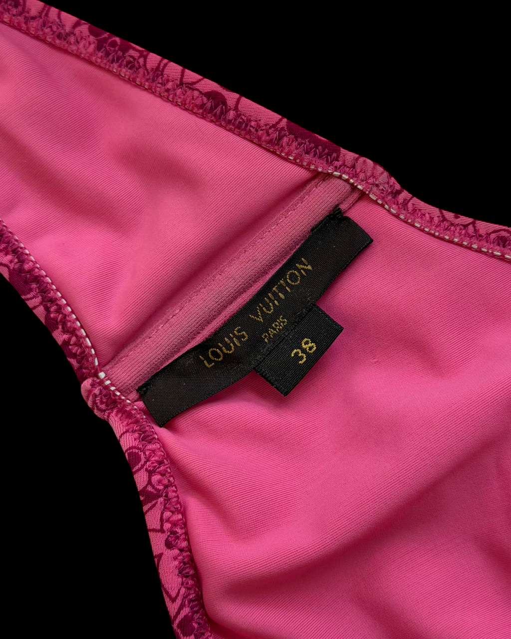 LOUIS VUITTON X MURAKAMI SS2003 PINK BIKINI TOP
