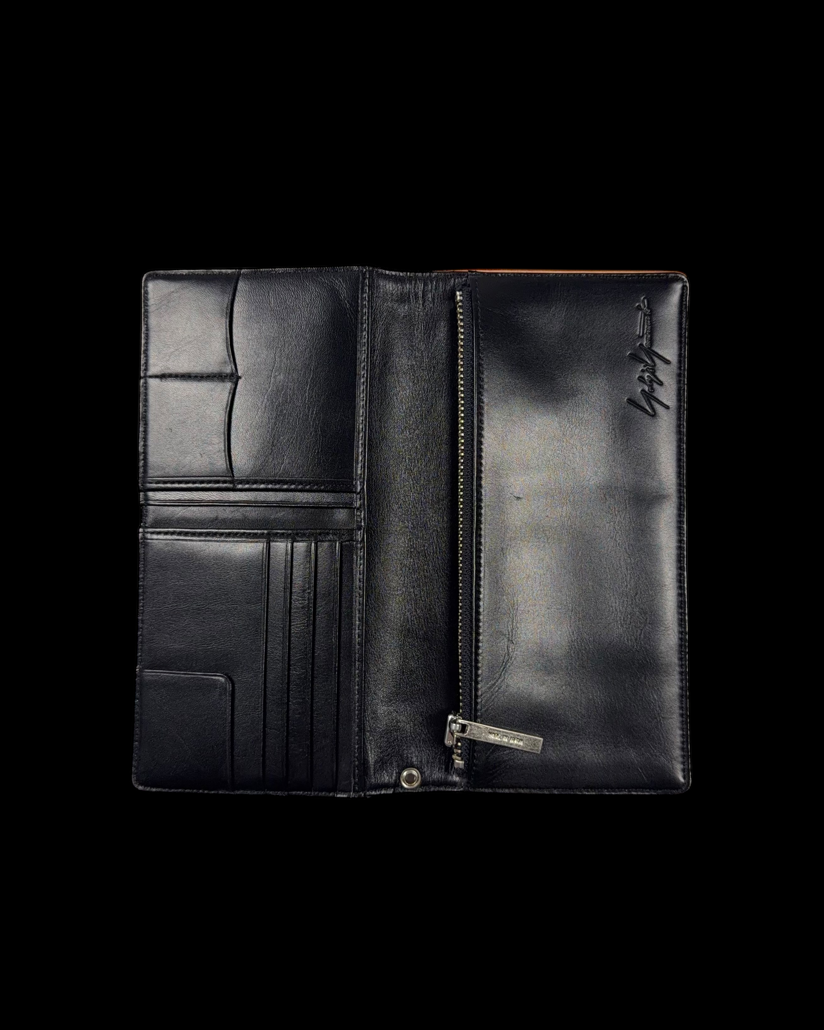 YOHJI YAMAMOTO SS02 "SAEKO TSUEMURA" SUEDE WALLET
