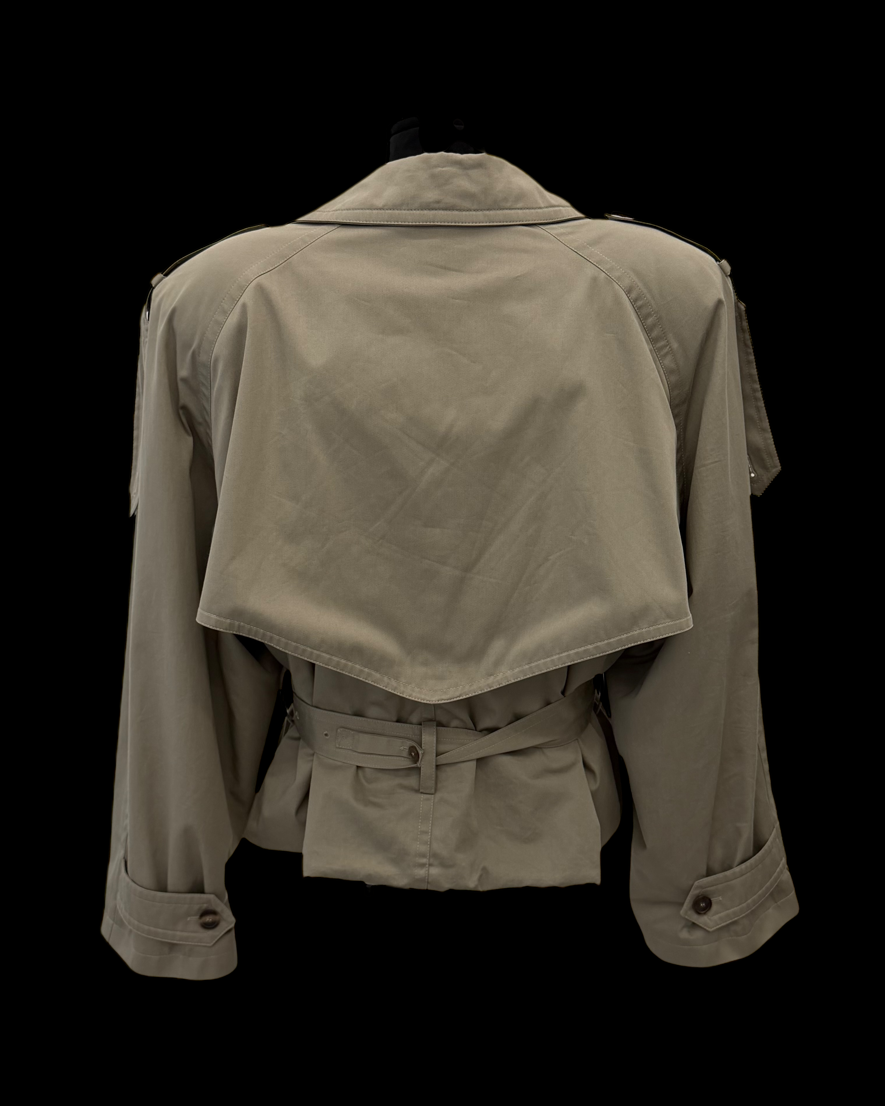 BALENCIAGA FALL 2023 OVERSIZED FOLDED TRENCH COAT