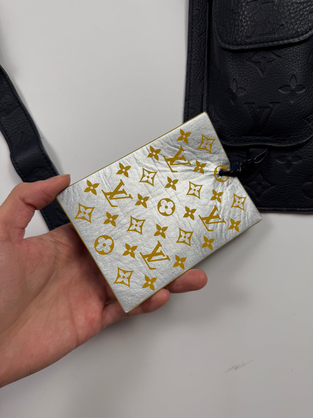 LOUIS VUITTON EMBOSSED MID LAYER LEATHER VEST
