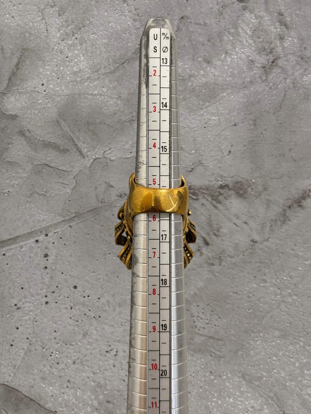ALEXANDER MCQUEEN SKULL CROWN RING