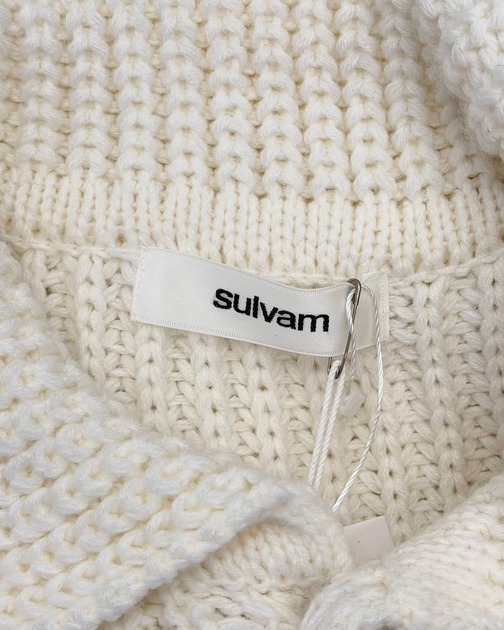 SULVAM FW22 SAILOR GAUGE KNITTED SWEATER