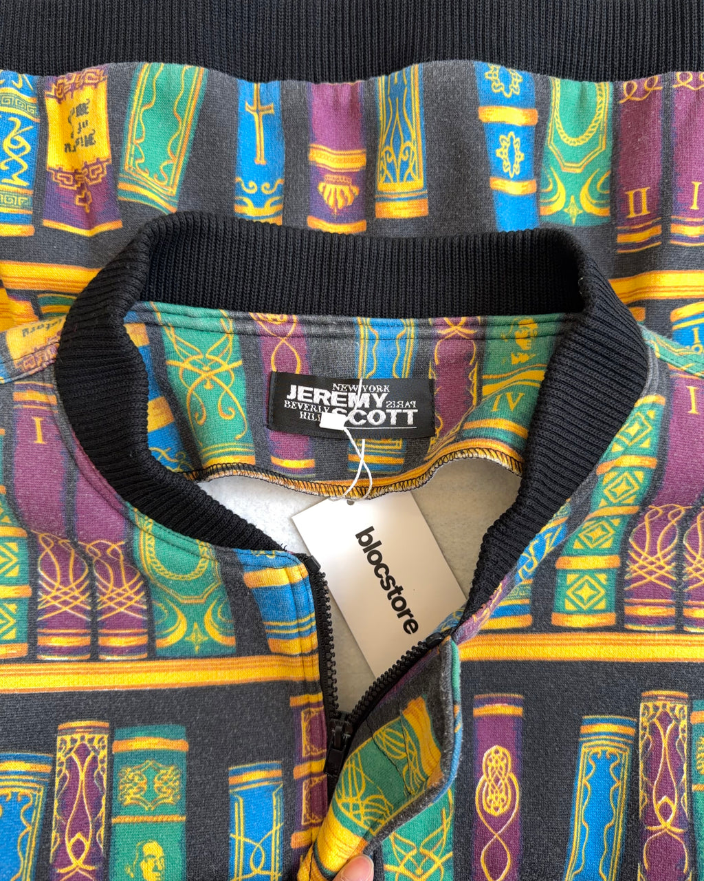 JEREMY SCOTT FW08 BOOKSHELF MA-1 JACKET