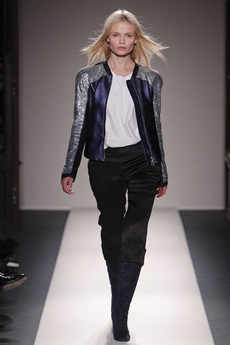 BALMAIN FW11 CRYSTAL BIKER LEATHER JACKET