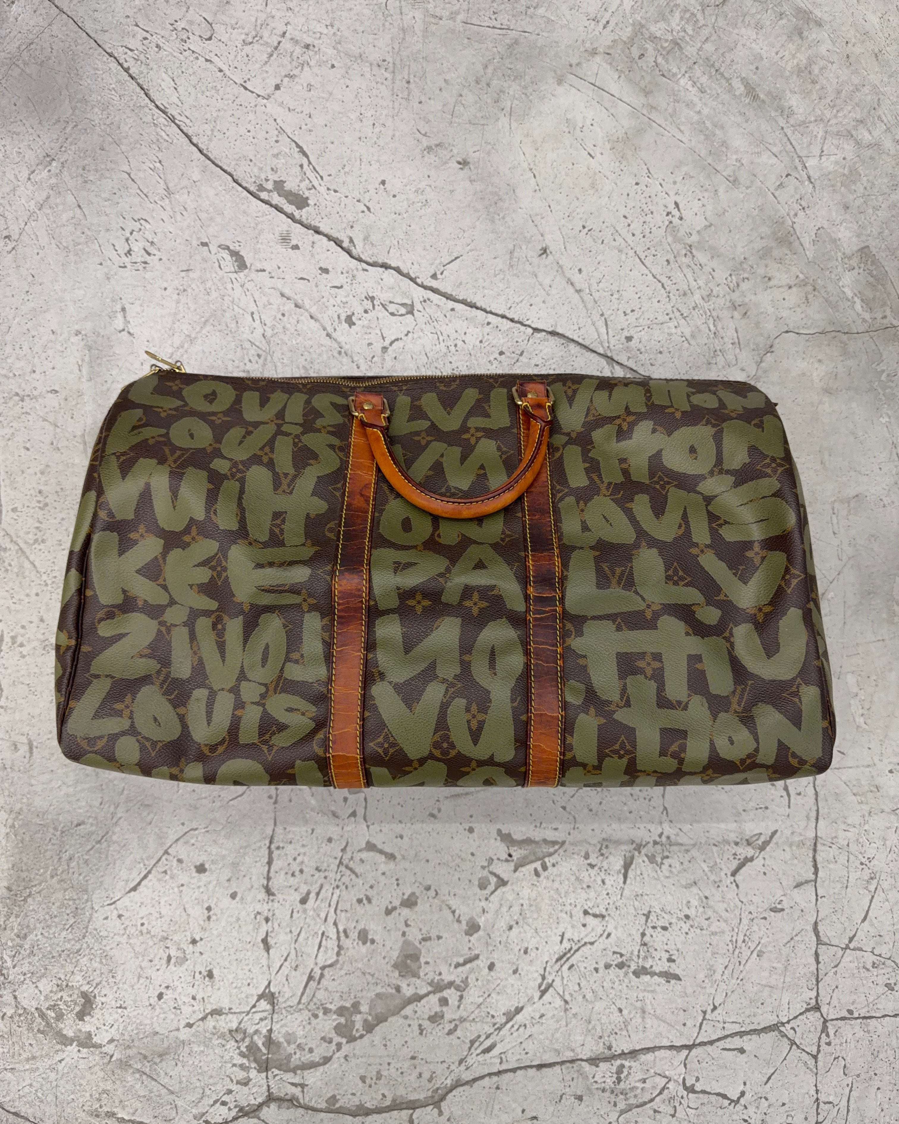 LOUIS VUITTON X STEPHEN SPOUSE SS01 KEEPALL 50 BAG