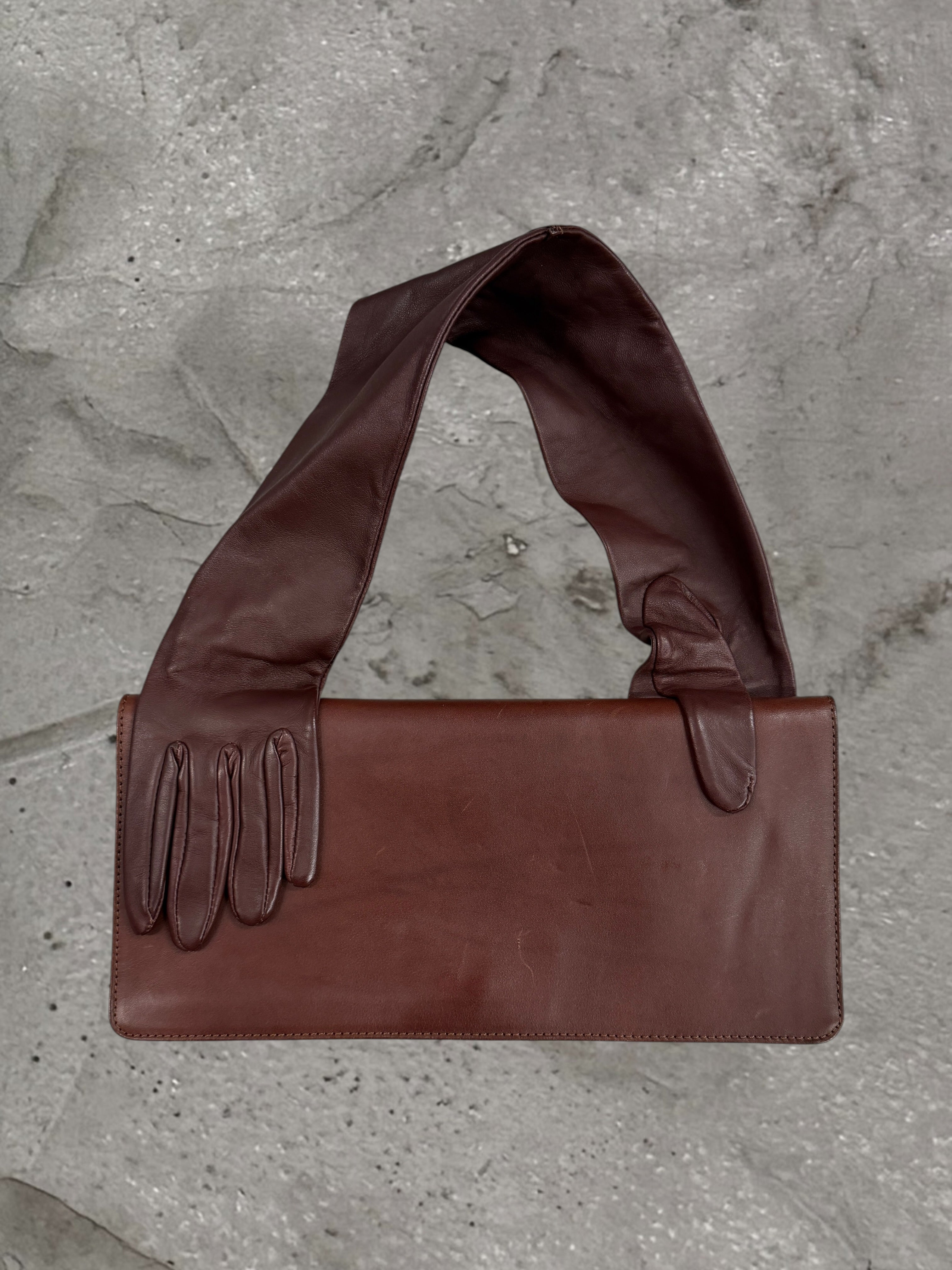 H&M X MAISON MARGIELA GLOVE CLUTCH BAG