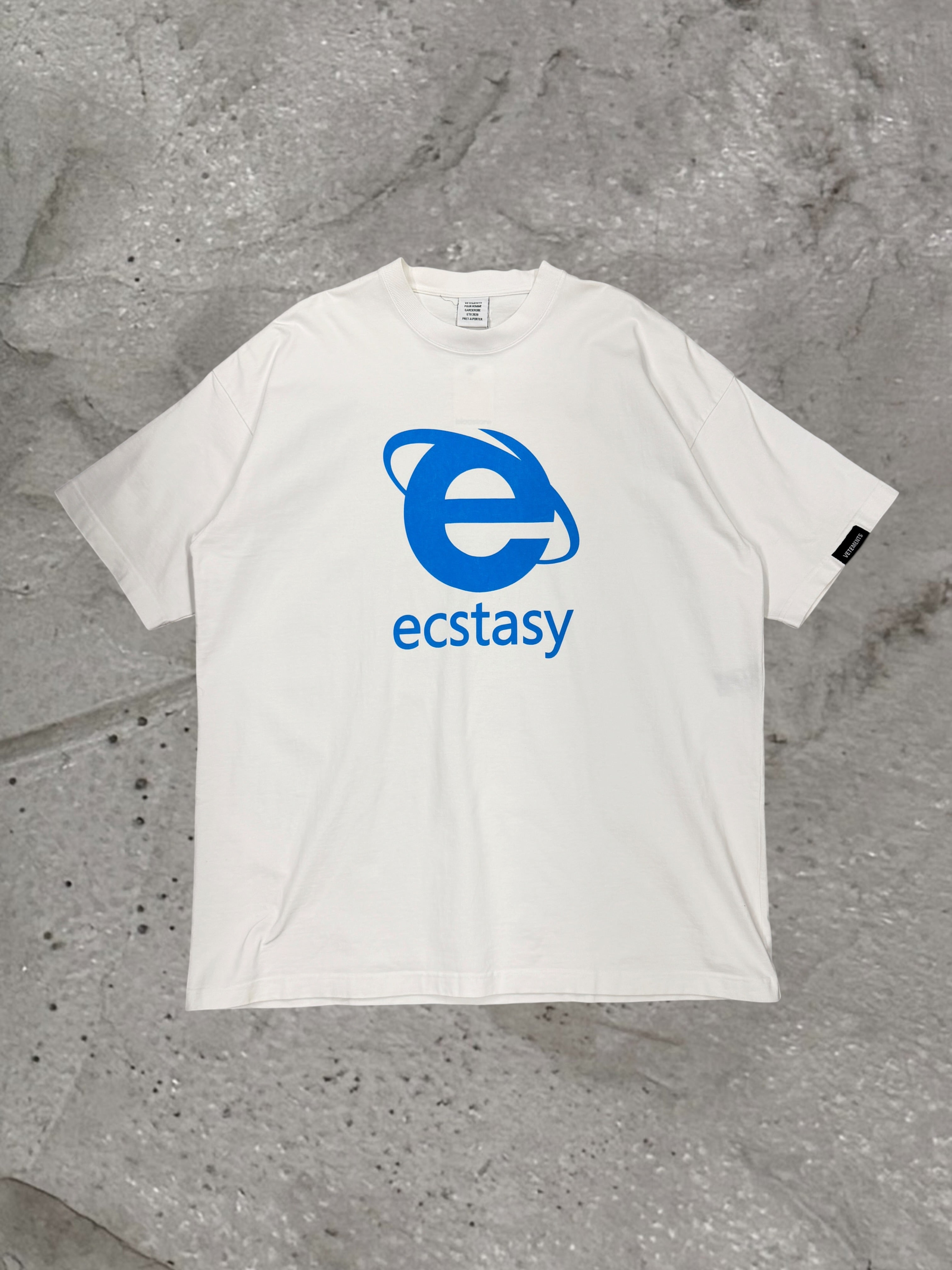 VETEMENTS SS20 ECSTASY OVERSIZED TEE