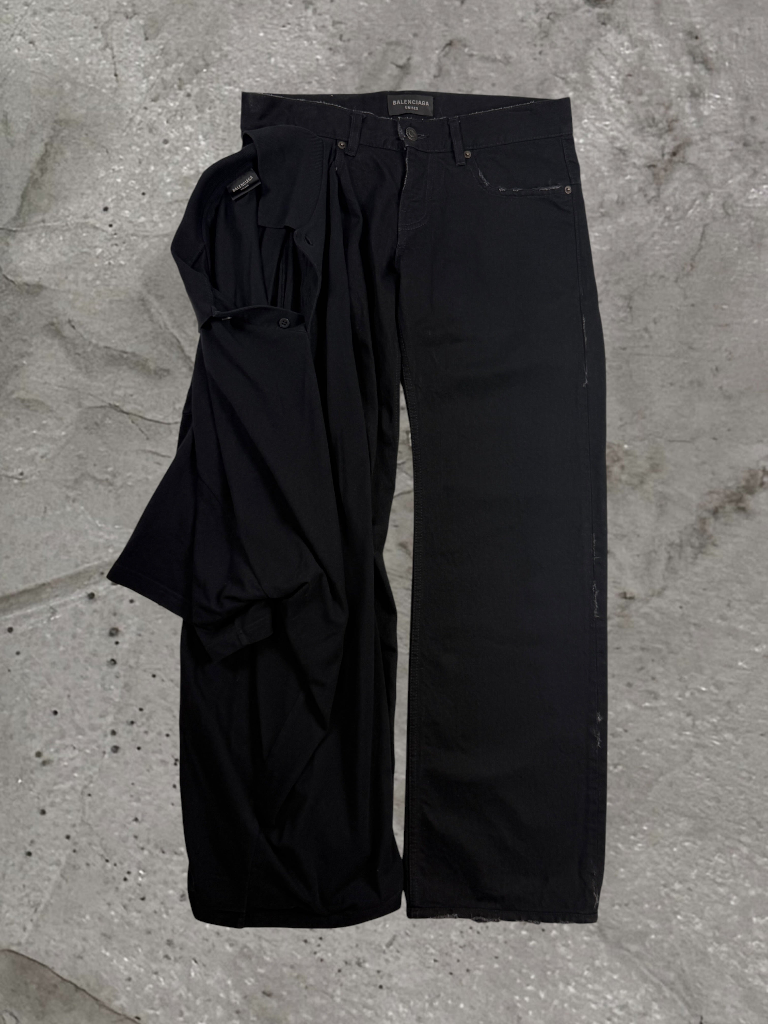 BALENCIAGA SUMMER 25 LAYERED LOW WAIST JEANS