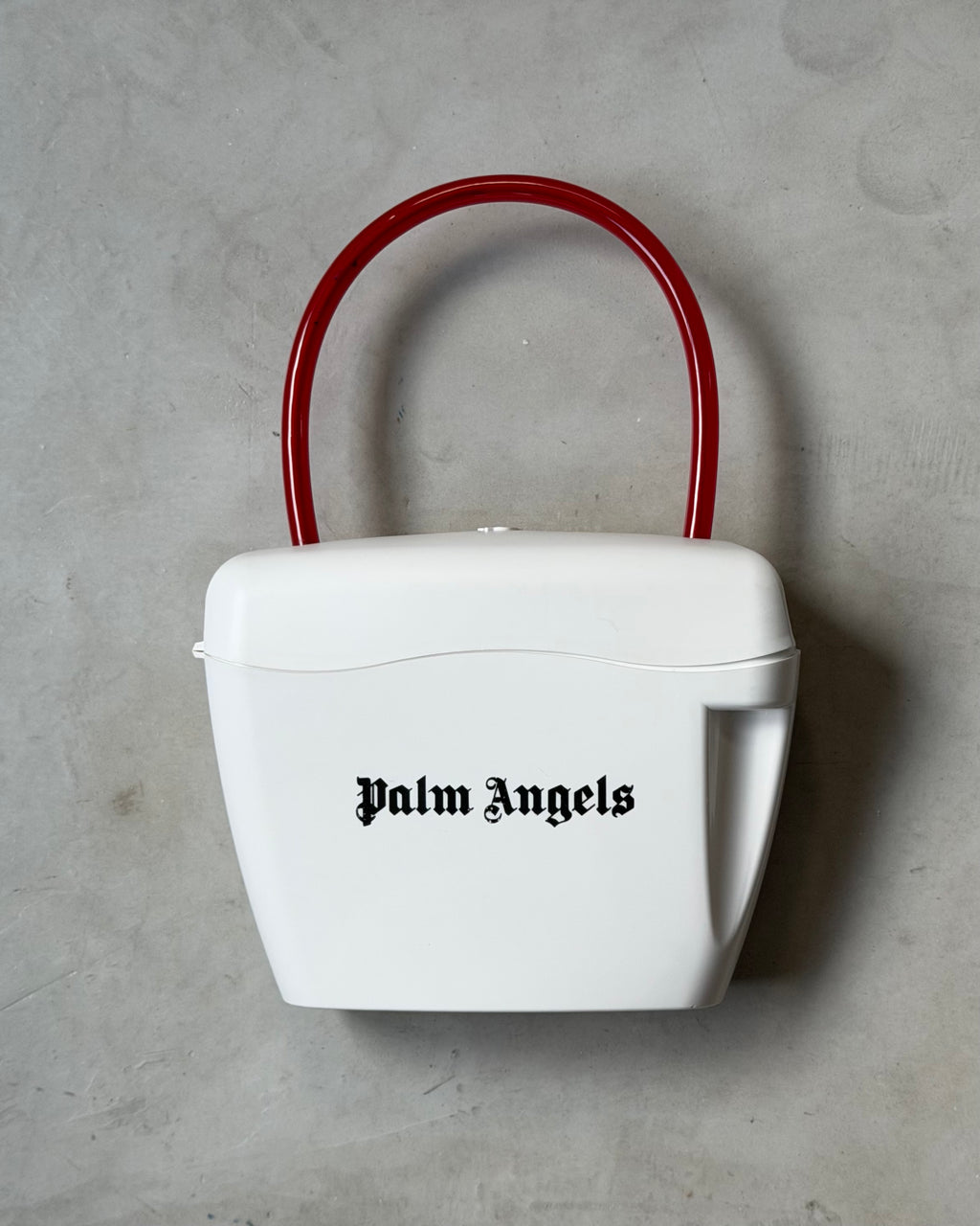 PALM ANGELS PLASTIC PADLOCK BAG