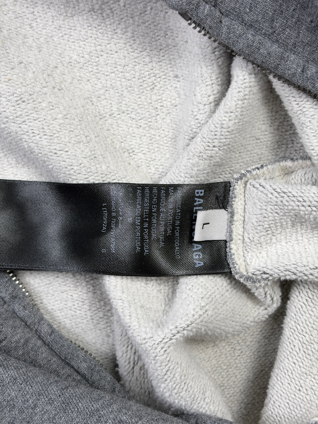 BALENCIAGA SPRING 26 LION CREST ZIP HOODIE