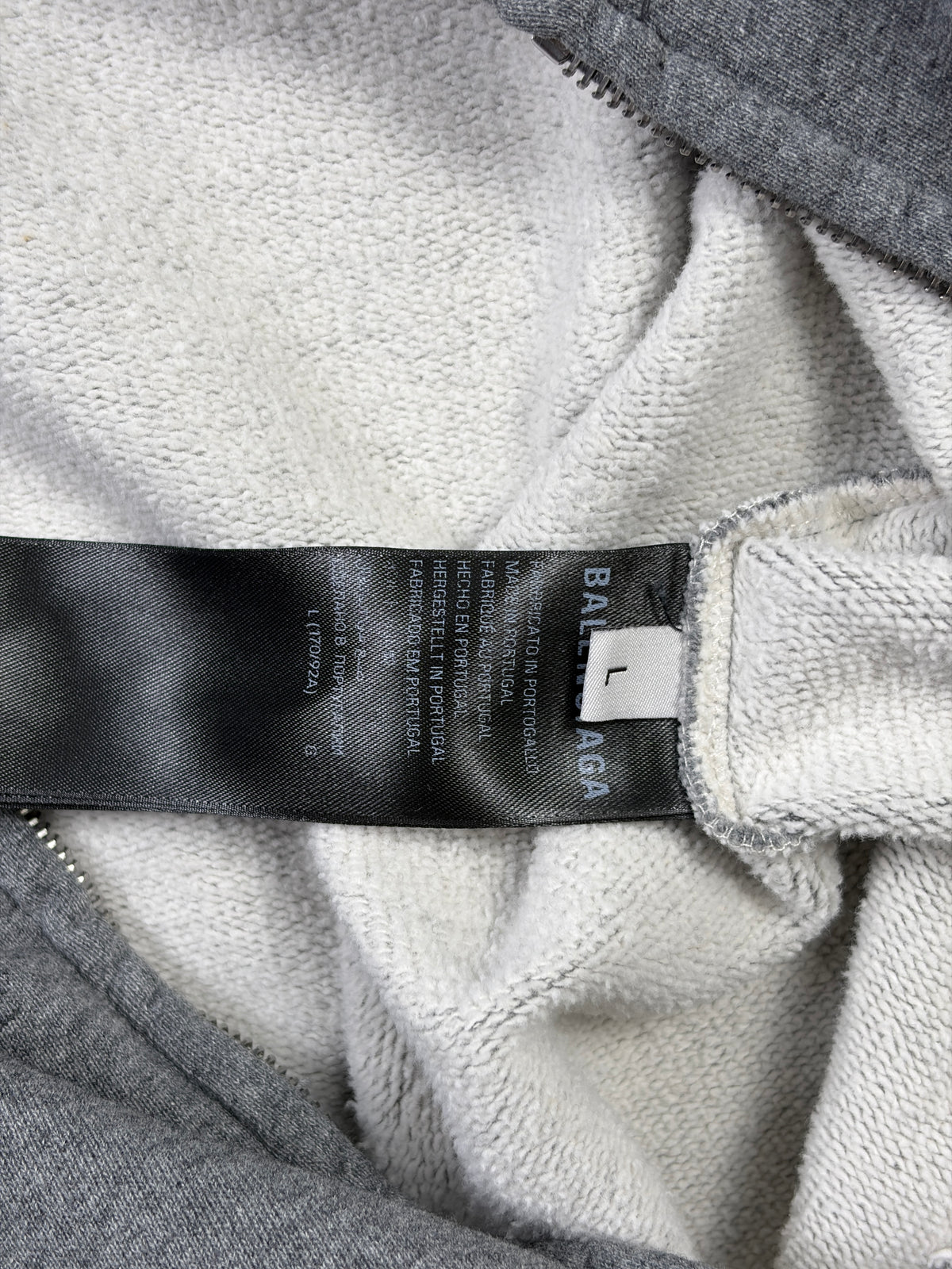 BALENCIAGA SPRING 26 LION CREST ZIP HOODIE