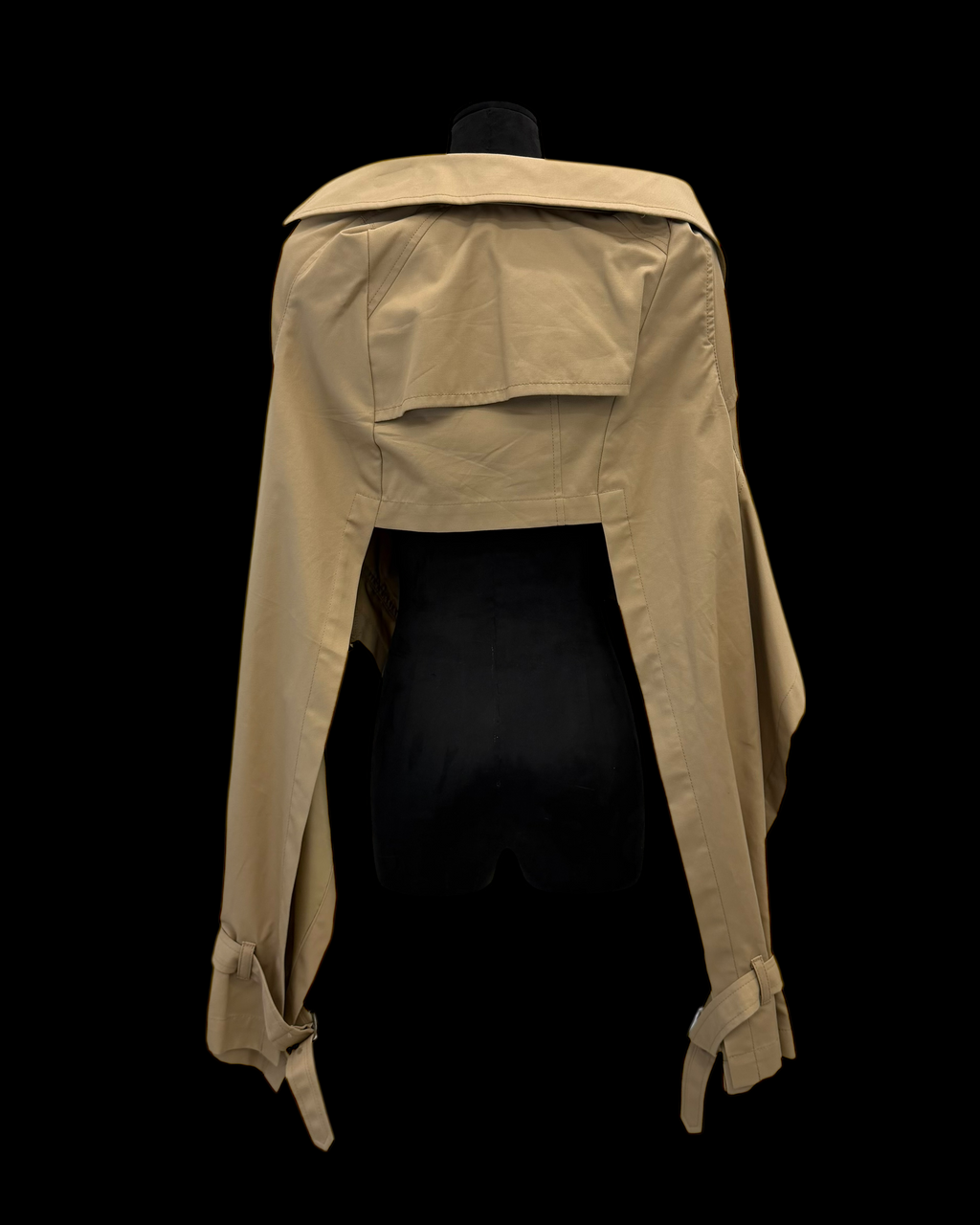 JUNYA WATANABE SS23 CROPPED RECONSTRUCTED TRENCH COAT