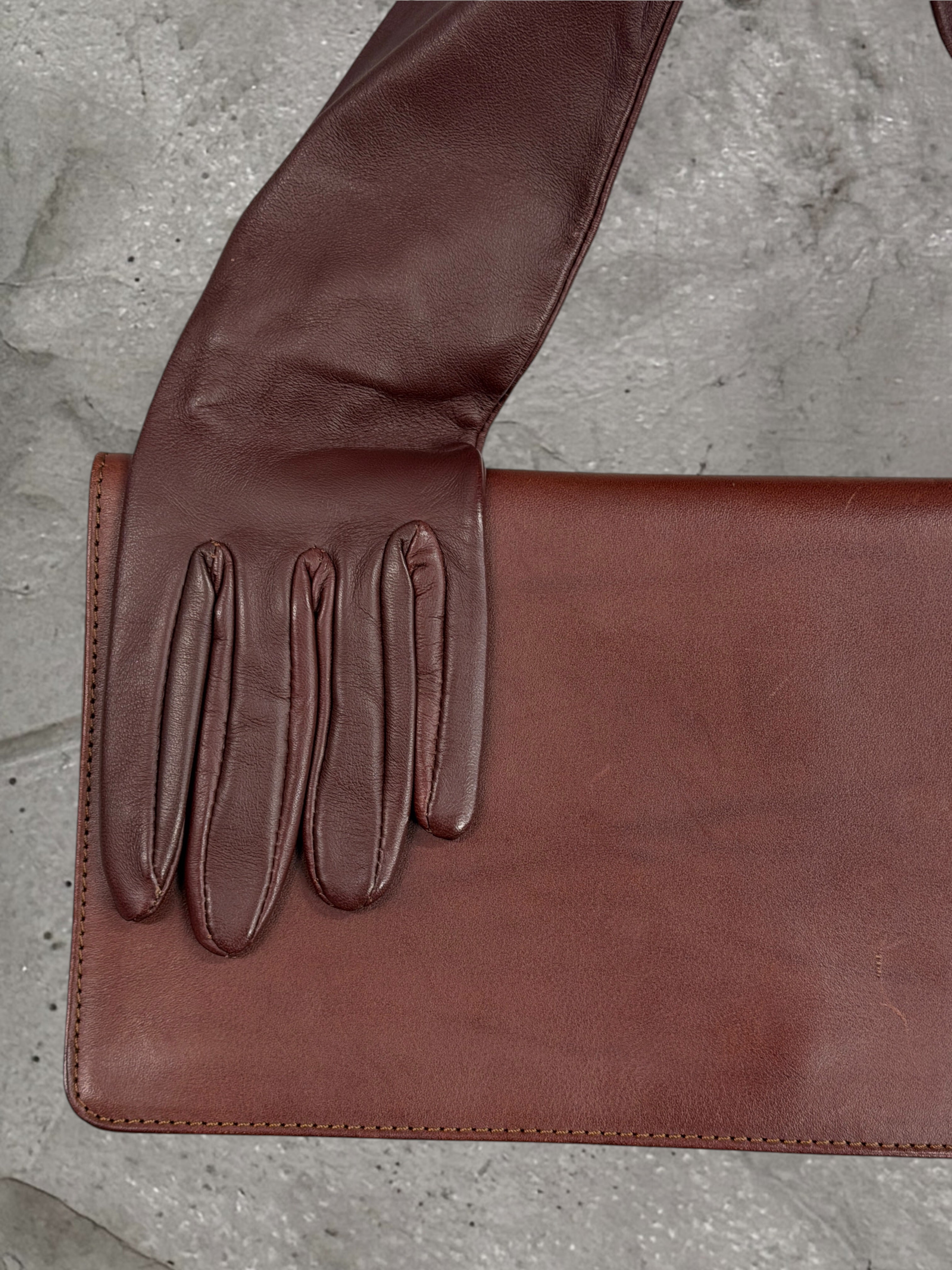 H&M X MAISON MARGIELA GLOVE CLUTCH BAG