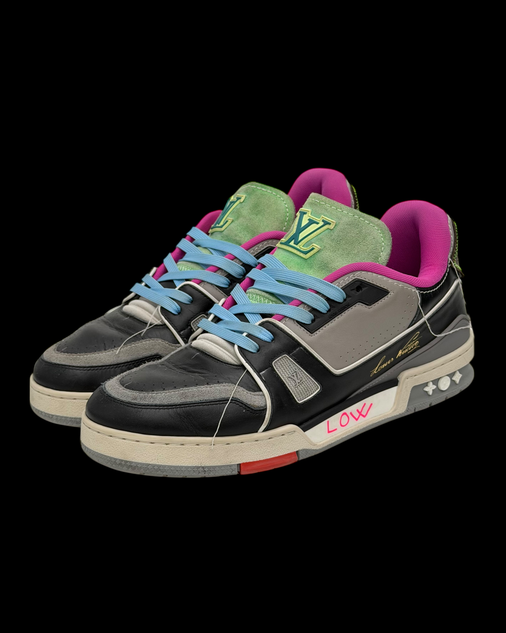 LOUIS VUITTON "LV PLACE" EXCLUSIVE UPCYCLED SNEAKERS