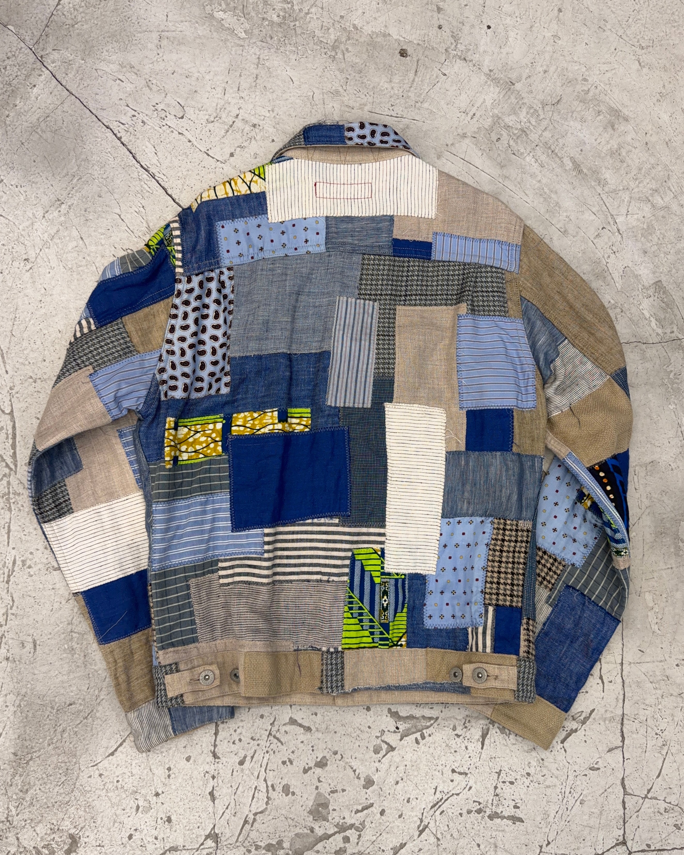 LEVIS X JUNYA WATANABE SS15 PATCHWORK LINEN JACKET