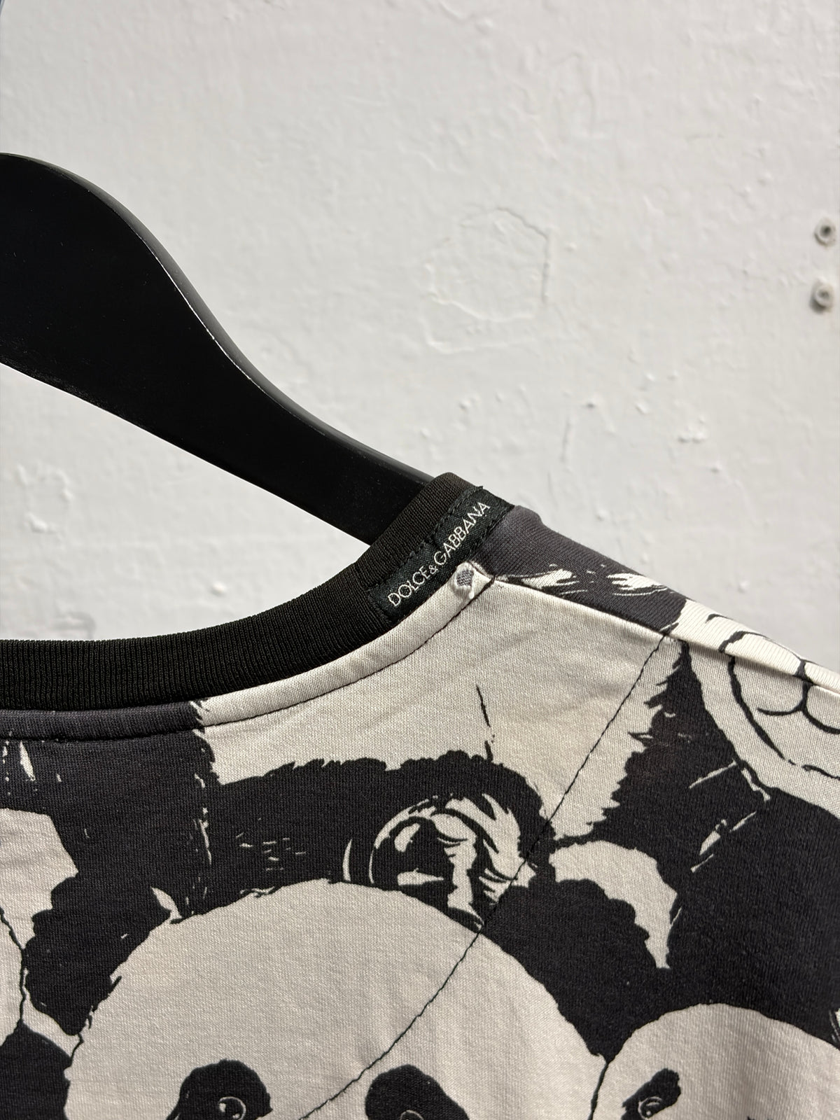 DOLCE GABANNA SS19 PANDA PRINTED TEE