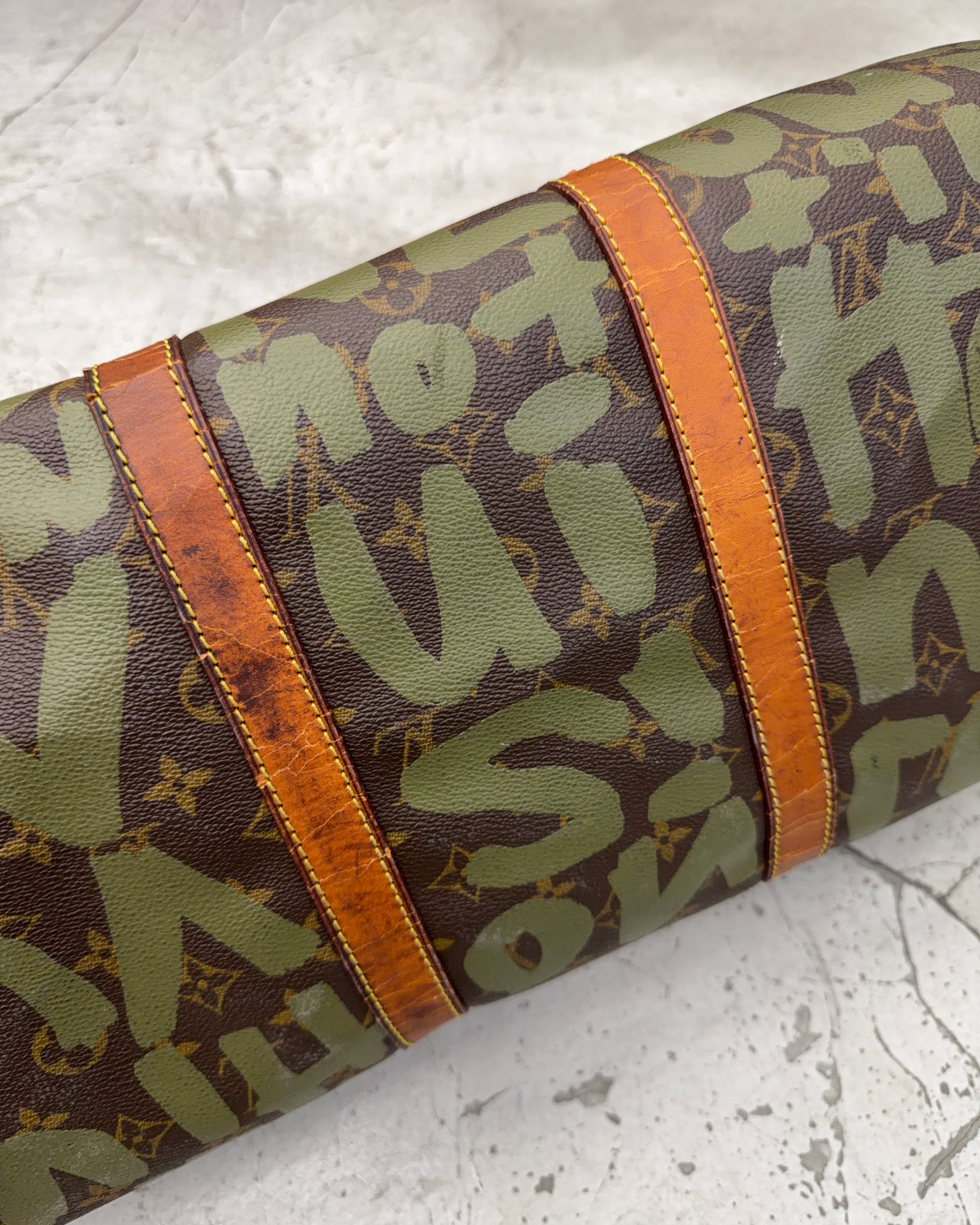 LOUIS VUITTON X STEPHEN SPOUSE SS01 KEEPALL 50 BAG
