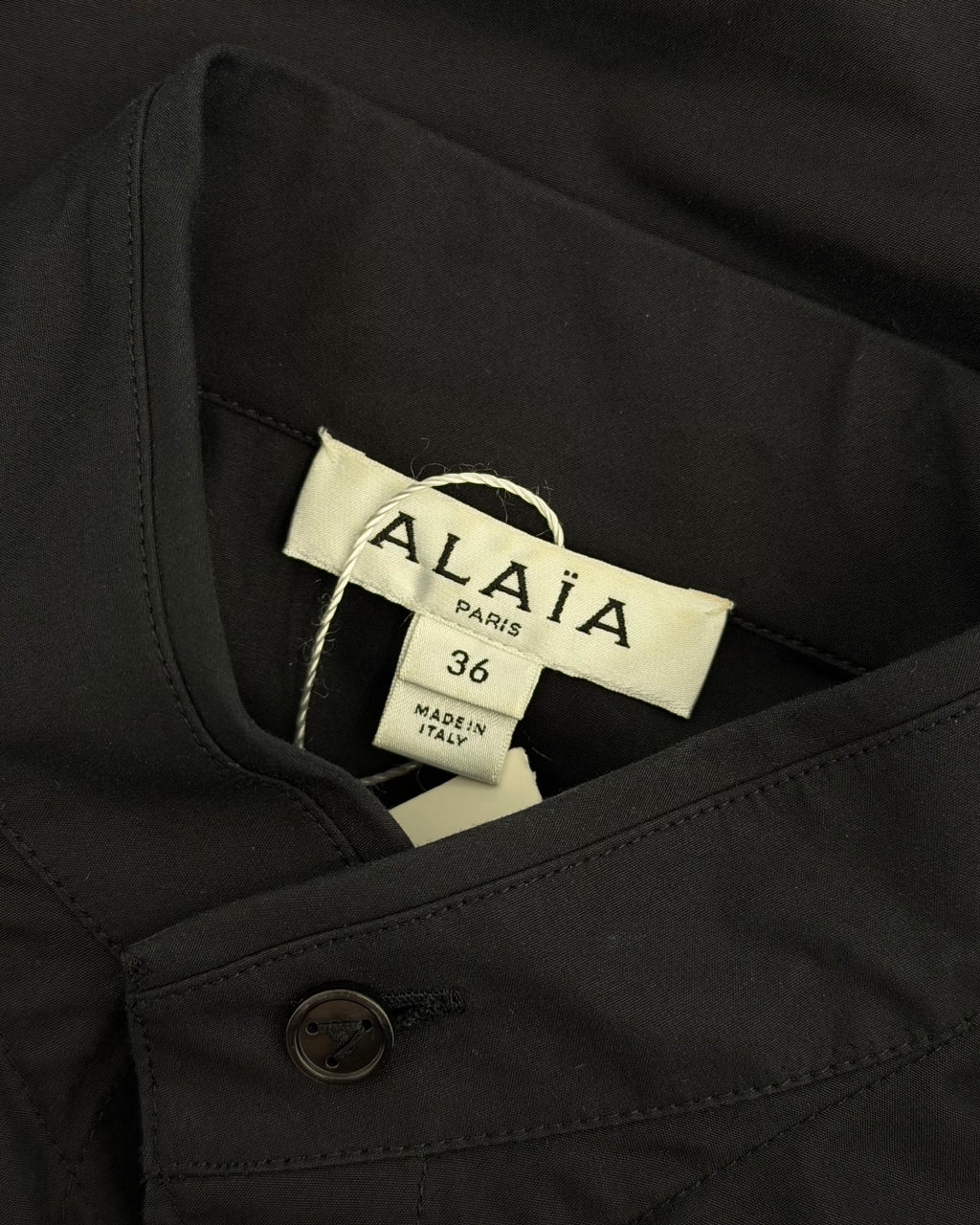 ALAIA SS23 CROPPED SHIRT