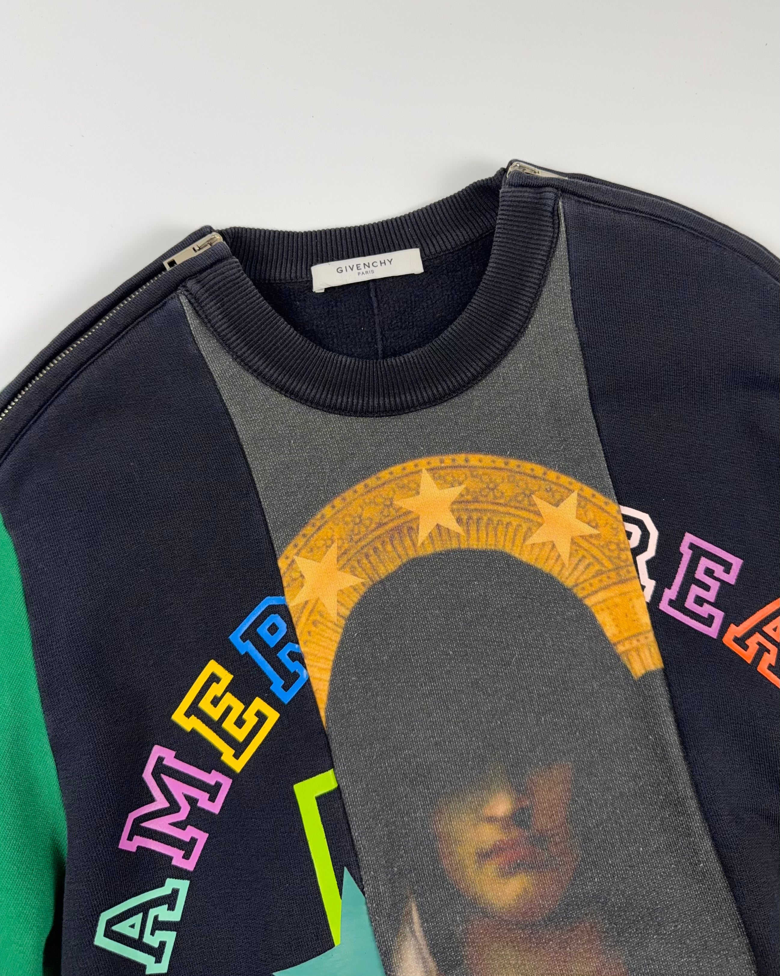 GIVENCHY SS13 SPLIT COLORBLOCK SWEATSHIRT