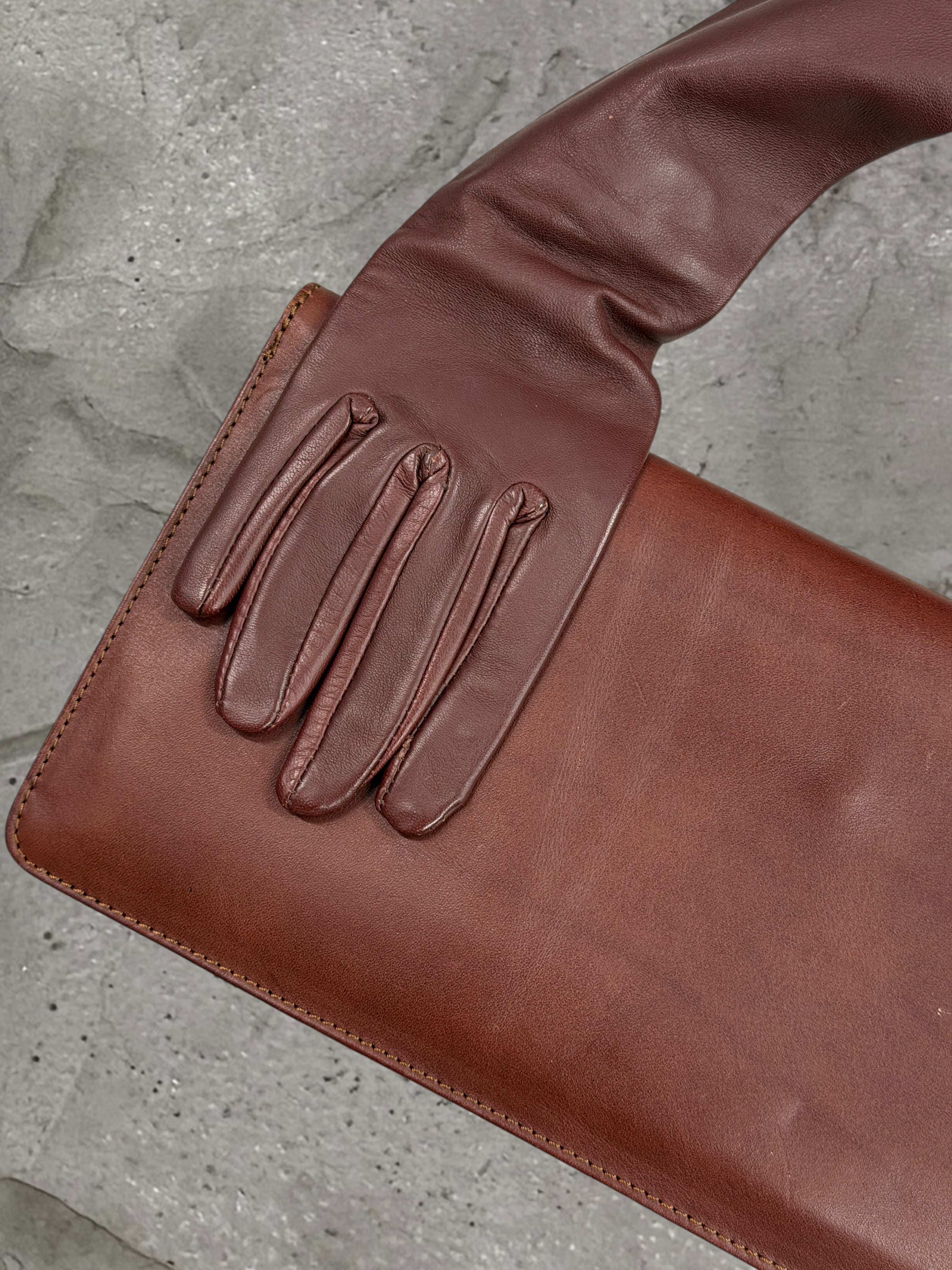 H&M X MAISON MARGIELA GLOVE CLUTCH BAG