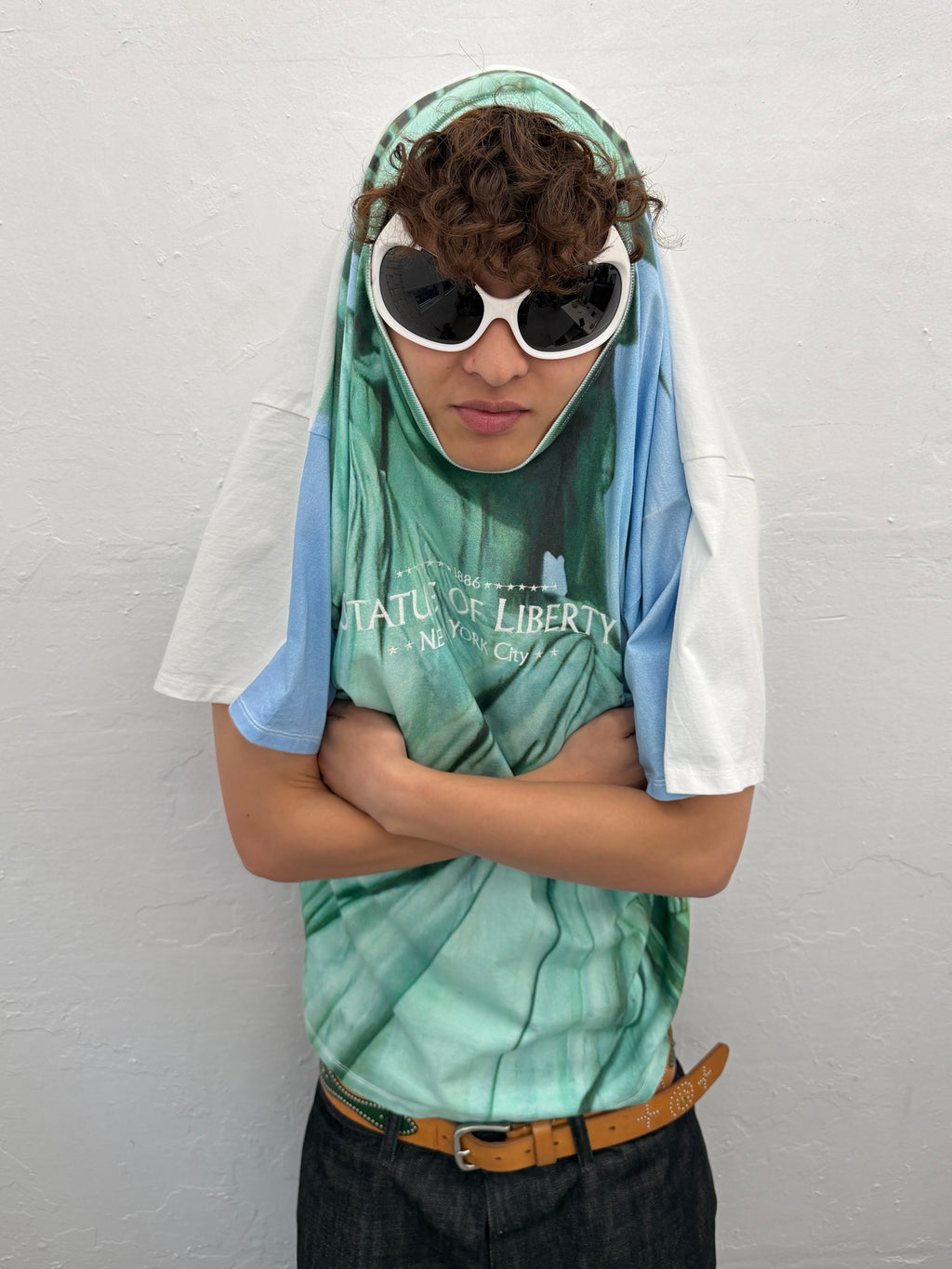 DOUBLET SS20 FACEOUT TOURIST TEE