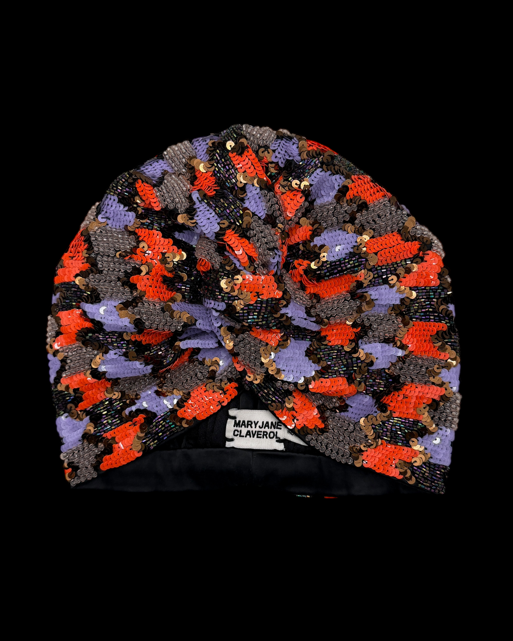 MARYJANW CLAVEROL SEQUIN TURBAN