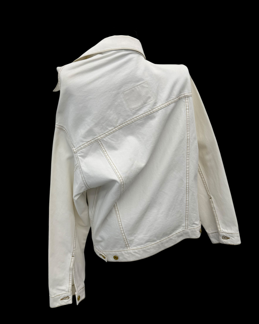 Y/PROJECT SS20 ASYMMETRIC COLLAR DENIM JACKET