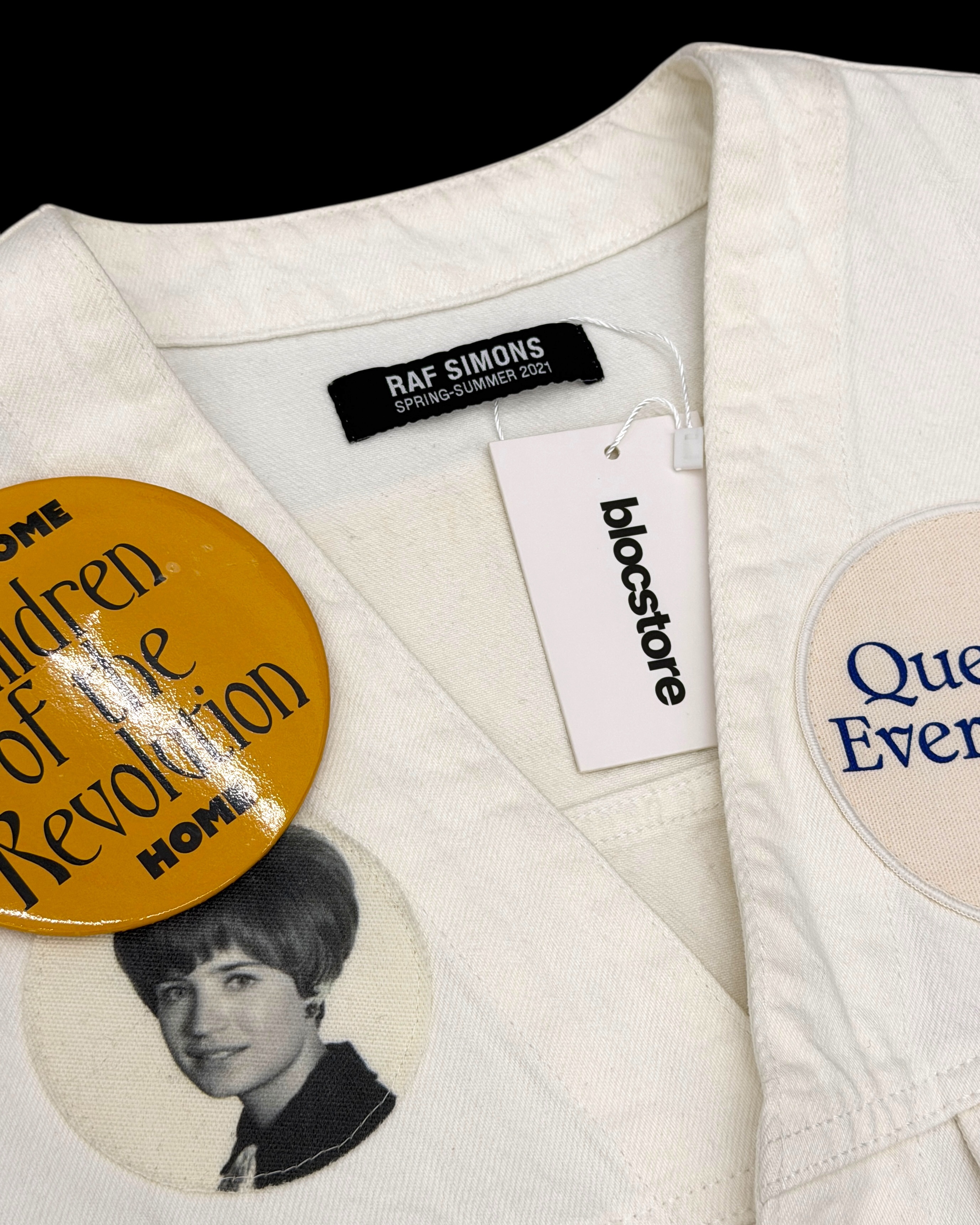RAF SIMONS SS21 PORTRAIT MEDALLION VEST