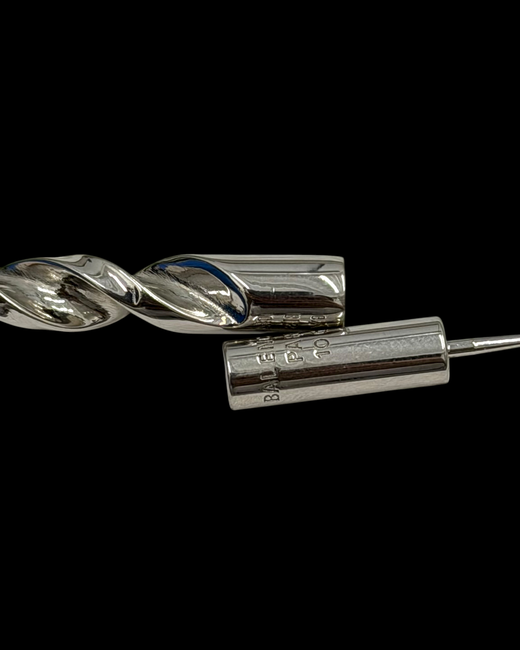 BALENCIAGA FW24 CITY DRILL EARRING