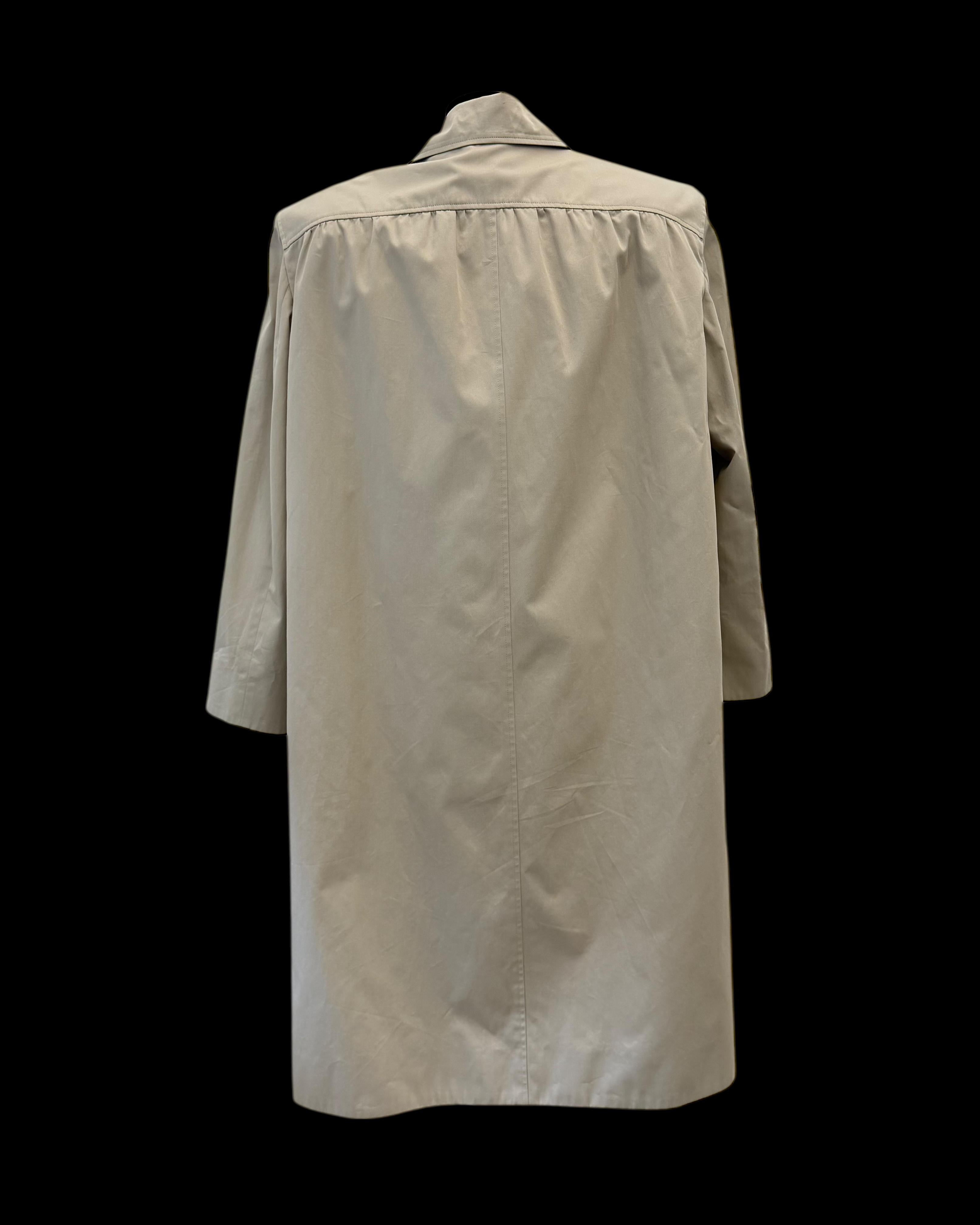 BALENCIAGA SS17 SHOULDER PAD TRENCH COAT