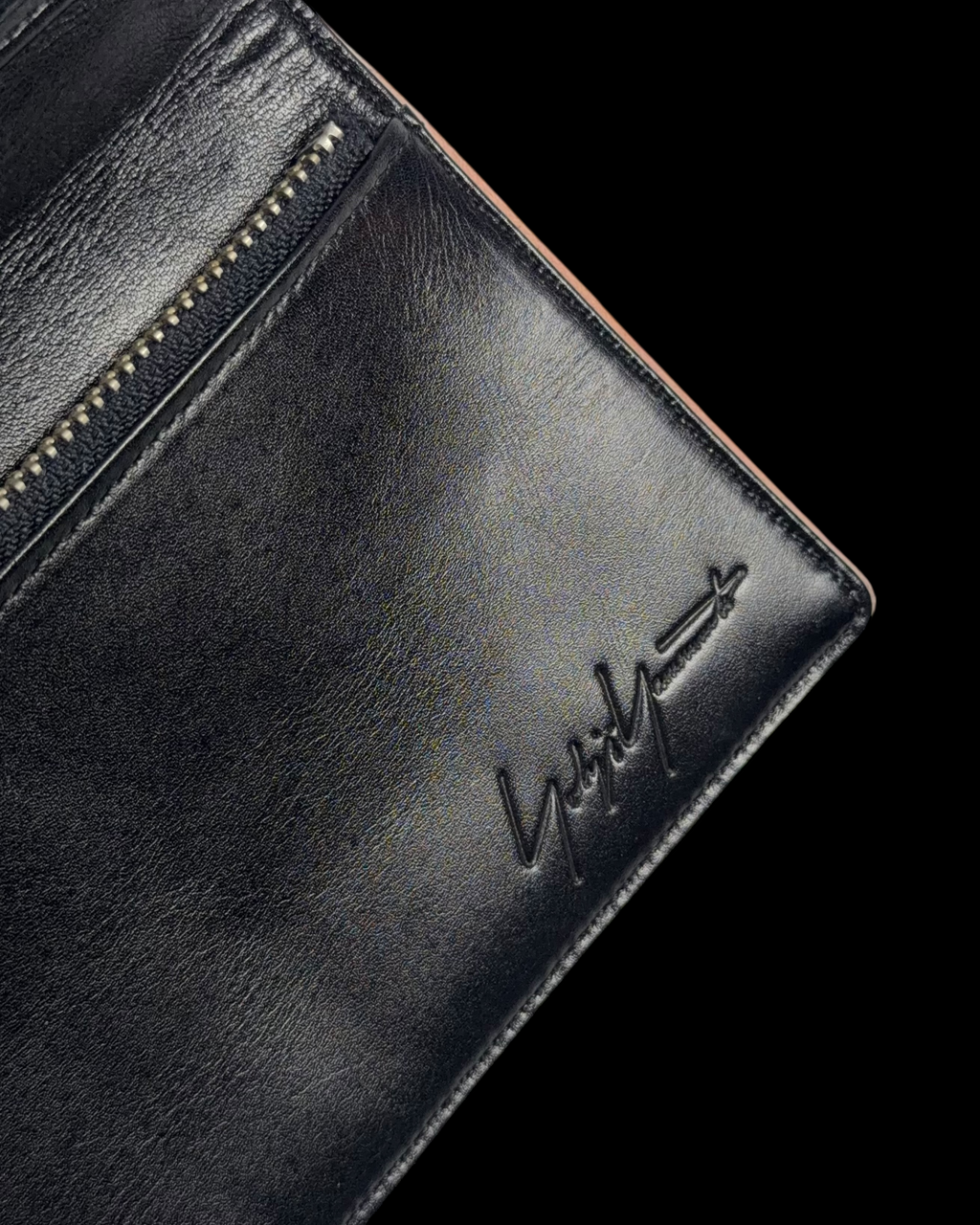 YOHJI YAMAMOTO SS02 "SAEKO TSUEMURA" SUEDE WALLET